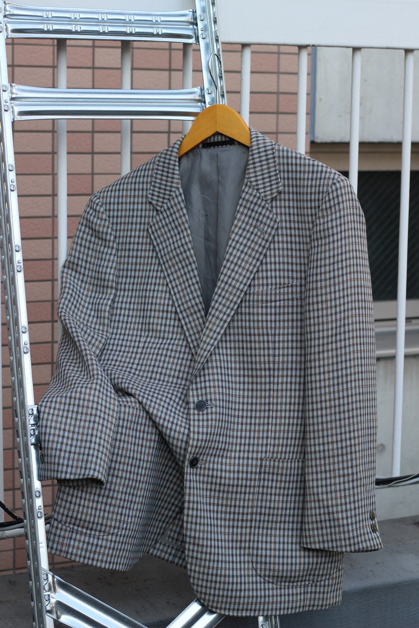 Men's Vintage Daks Tweed Check Tailored Jacket x5点