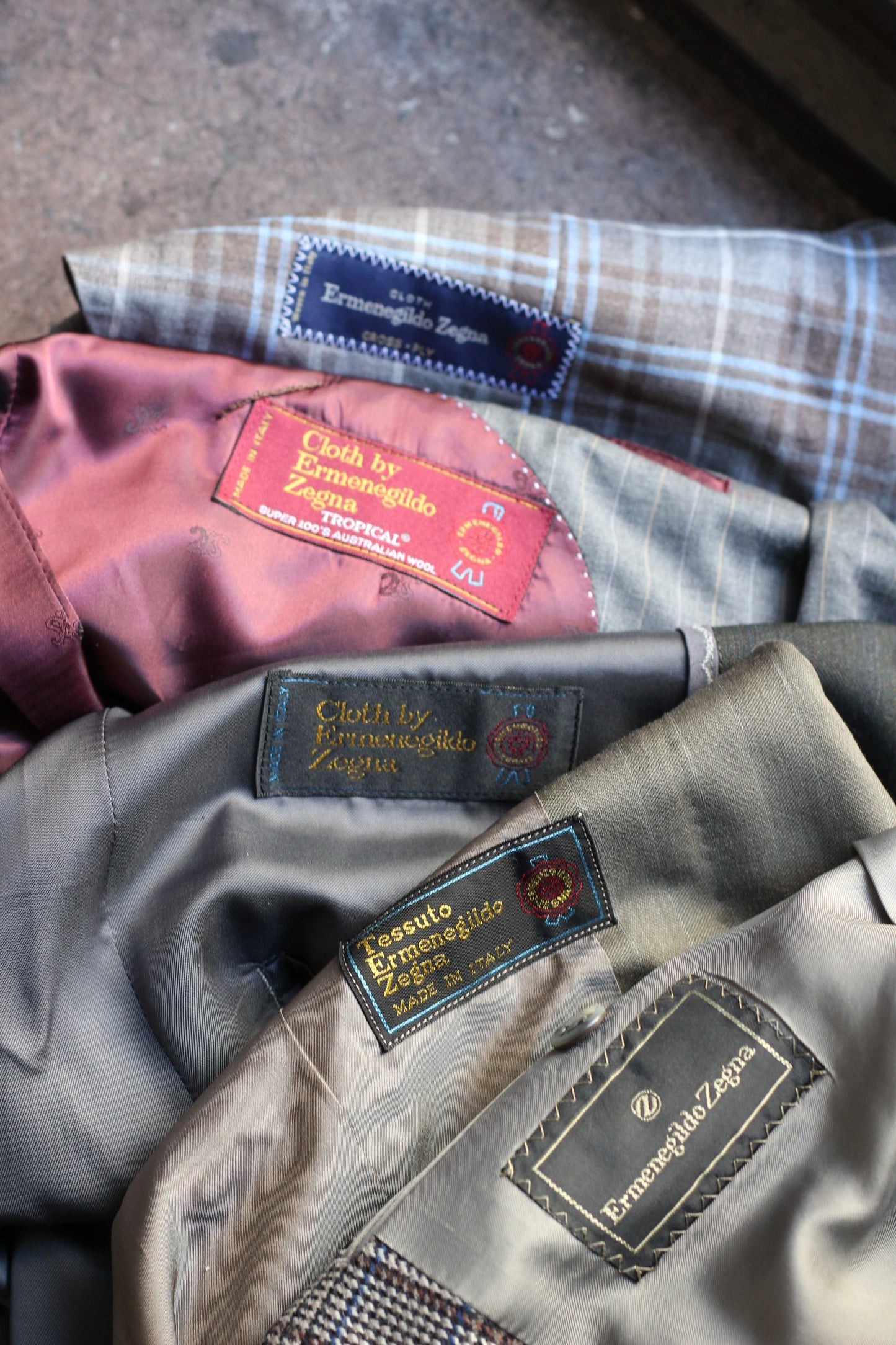 Men's Made In Italy Ermenigildo Zegna Tailored Jacket x5点