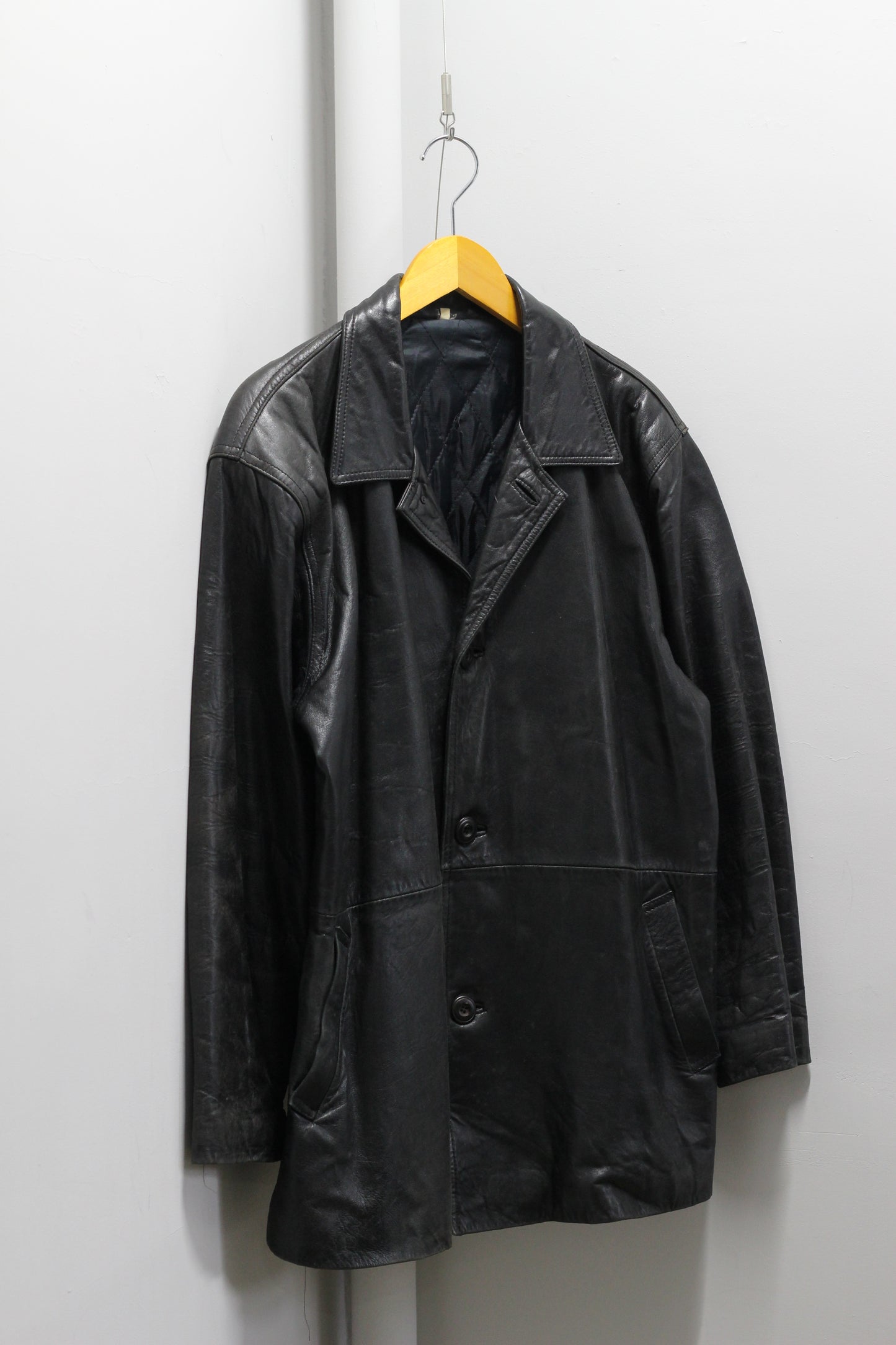 Men's Vintage Leather Tailored Jacket x2点