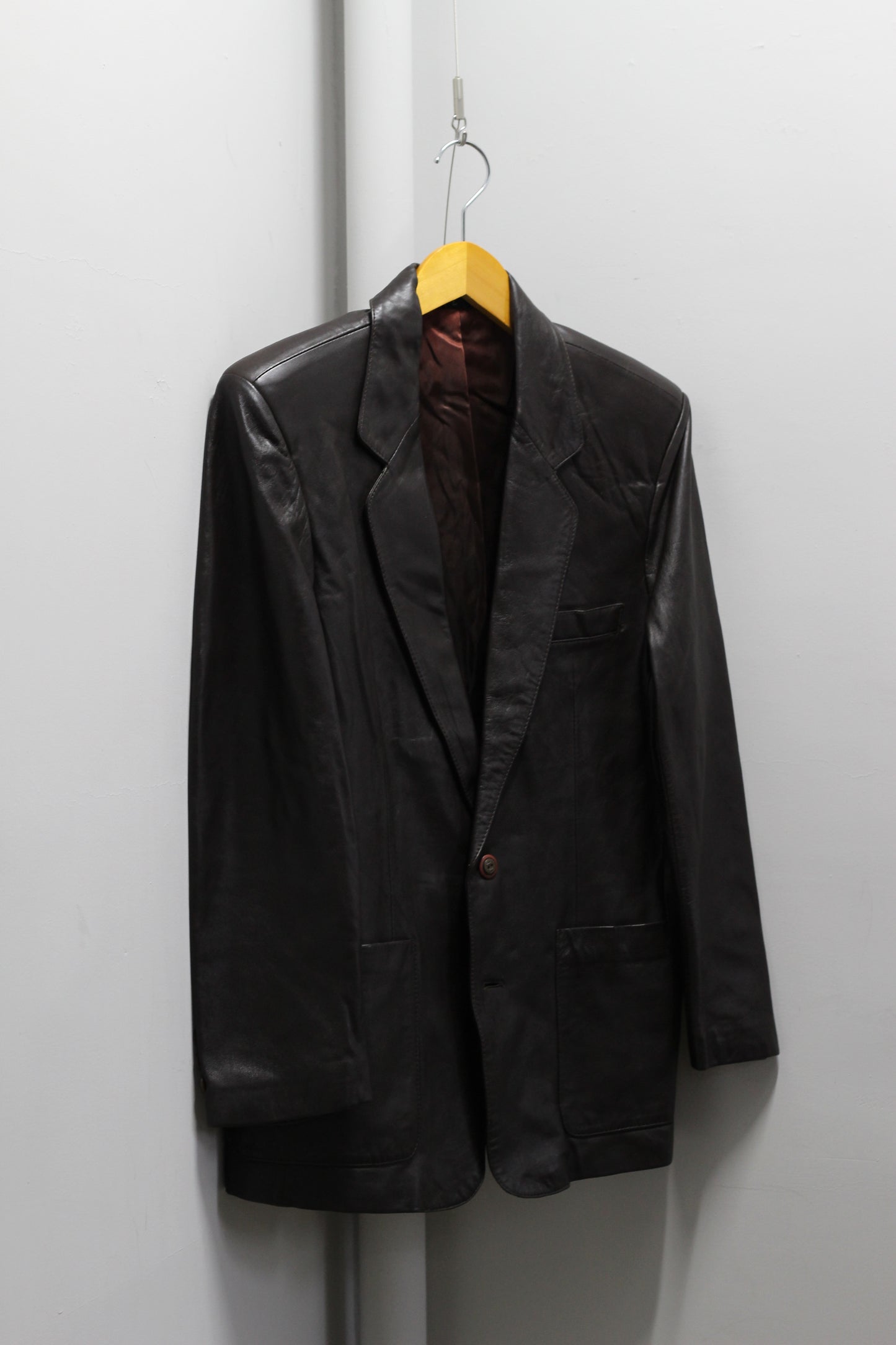 Men's Vintage Leather Tailored Jacket x2点