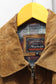 Men's Vintage Zip-Up Suede Brown Leather Short Jacket x2点