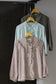 Vintage Small Flower Long Sleeve Blouse x4点
