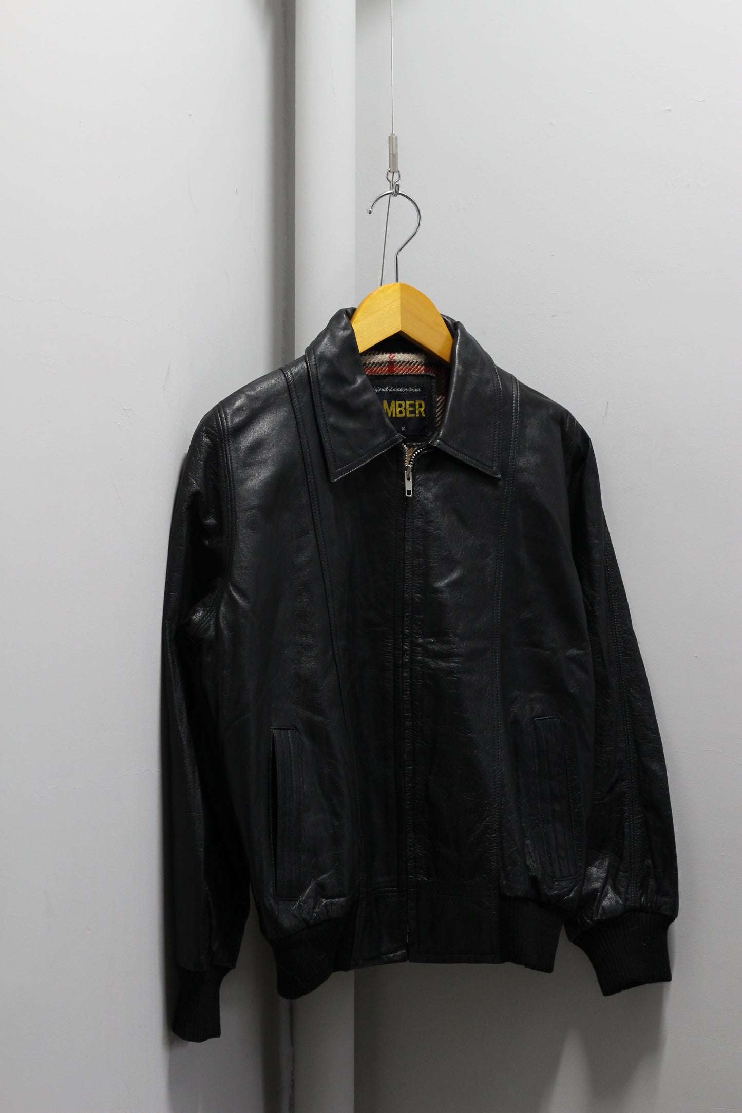 90's Men's Vintage A-2 Type Leather Bomber Jacket x2点