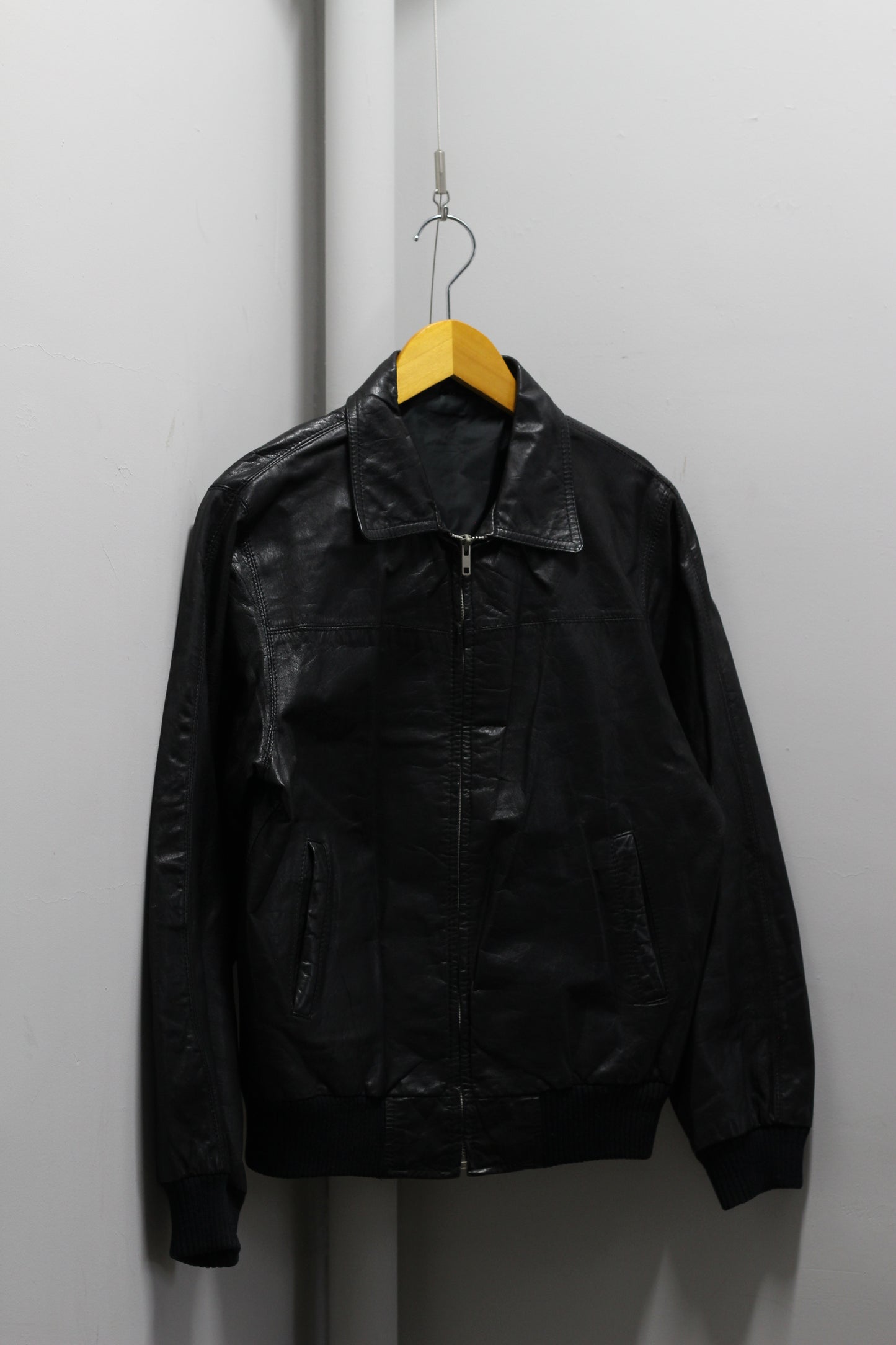 90's Men's Vintage A-2 Type Leather Bomber Jacket x2点
