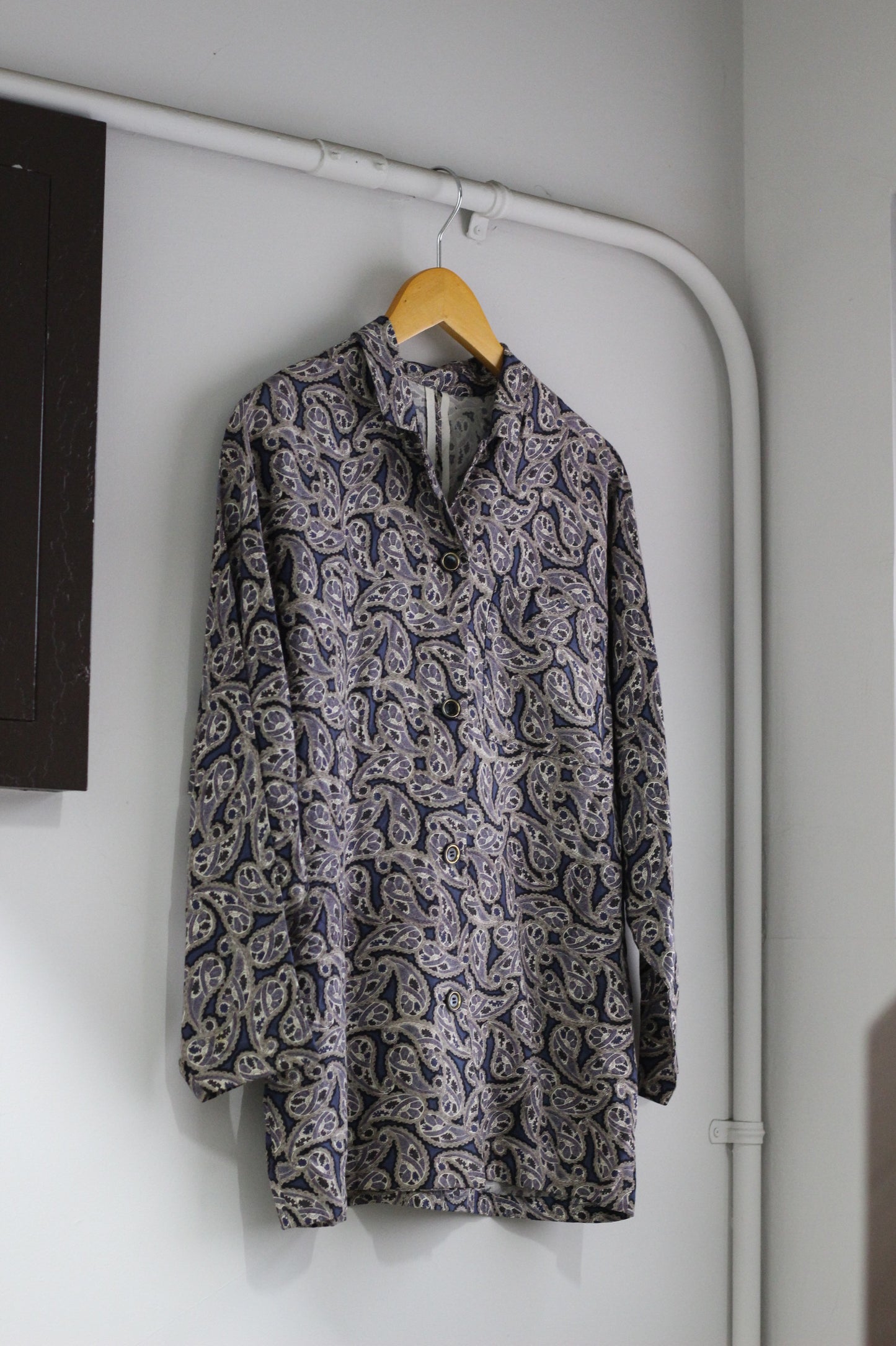 Vintage Paisley Long Sleeve Blouse x4点