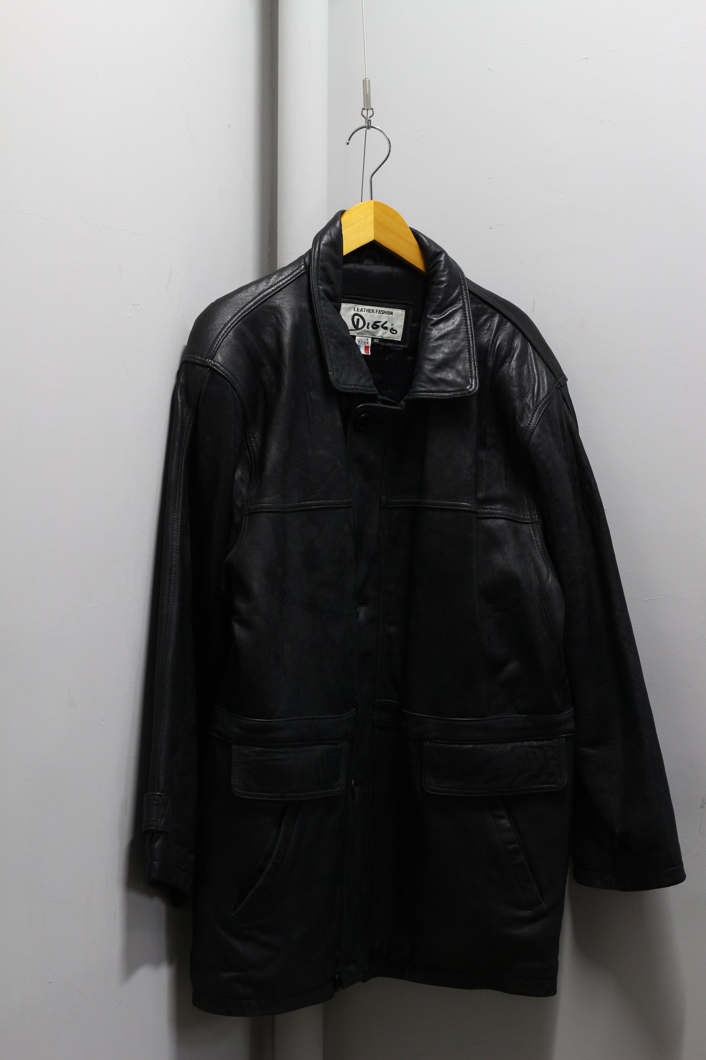Men's Vintage Utility Leather Jacket x5点