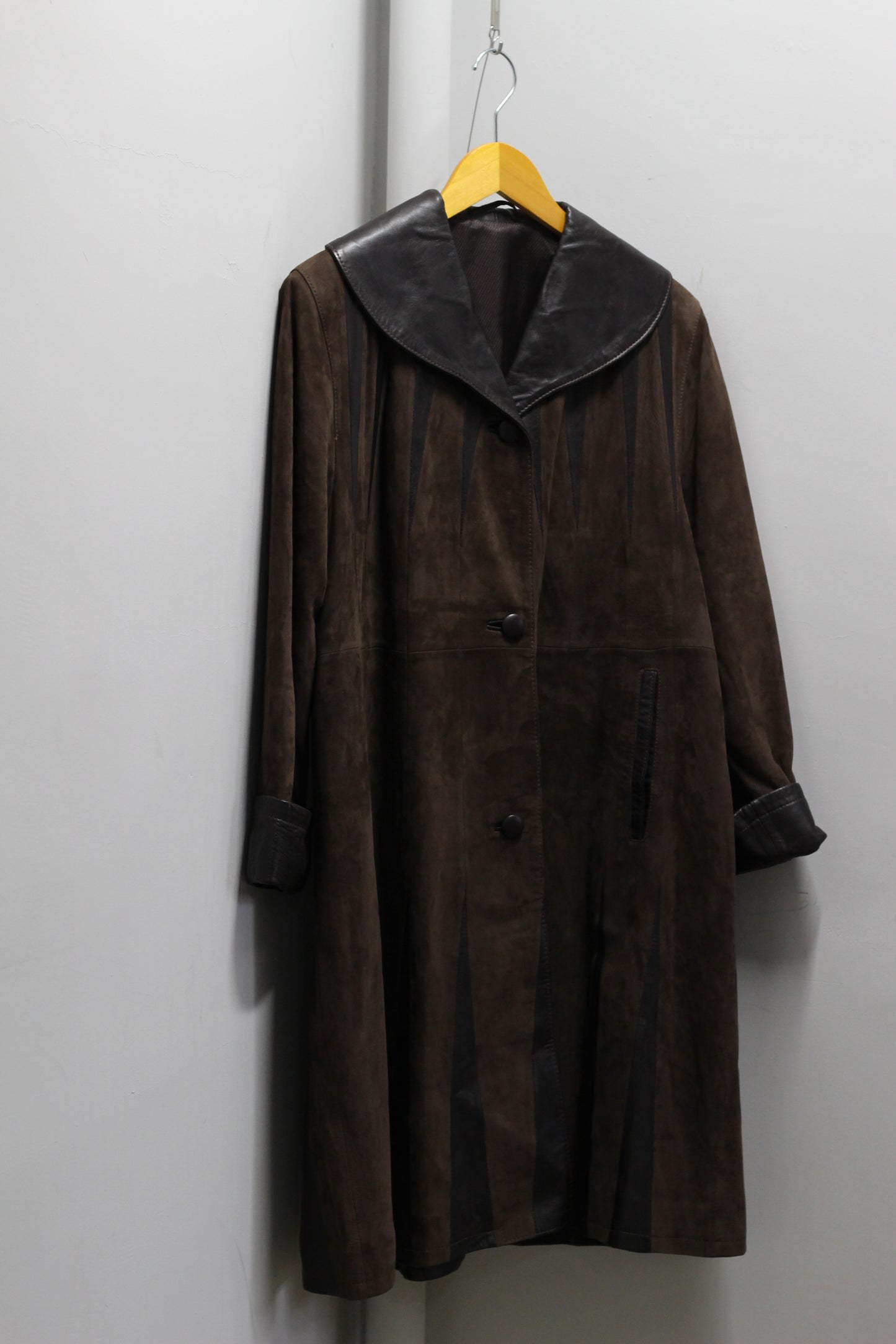 Made In Spain Women's Vintage Suede Patchwork Coat & Jacket x2点