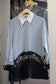 Vintage Stripe Long Sleeve Blouse x5点