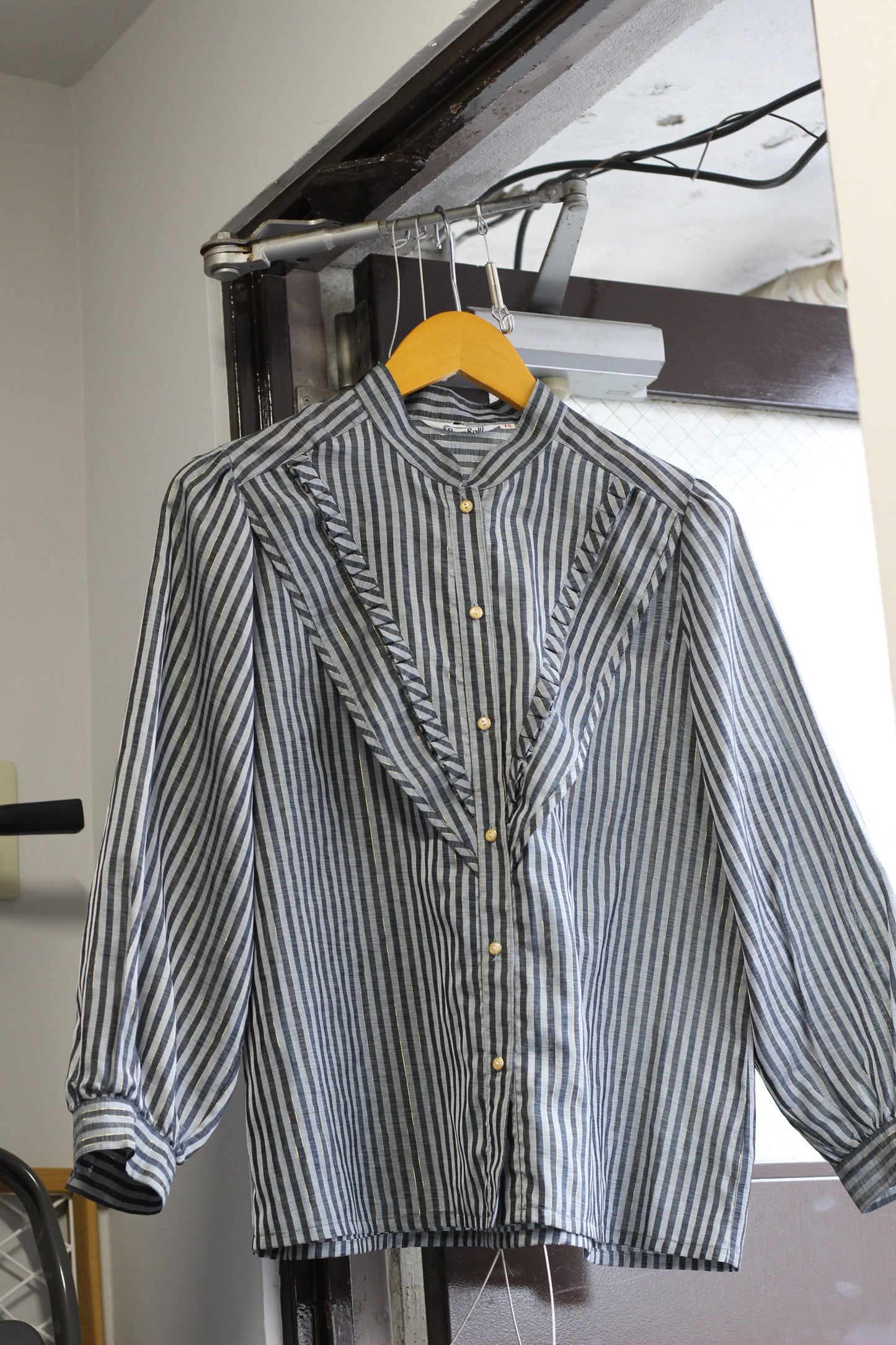 Vintage Stripe Long Sleeve Blouse x5点