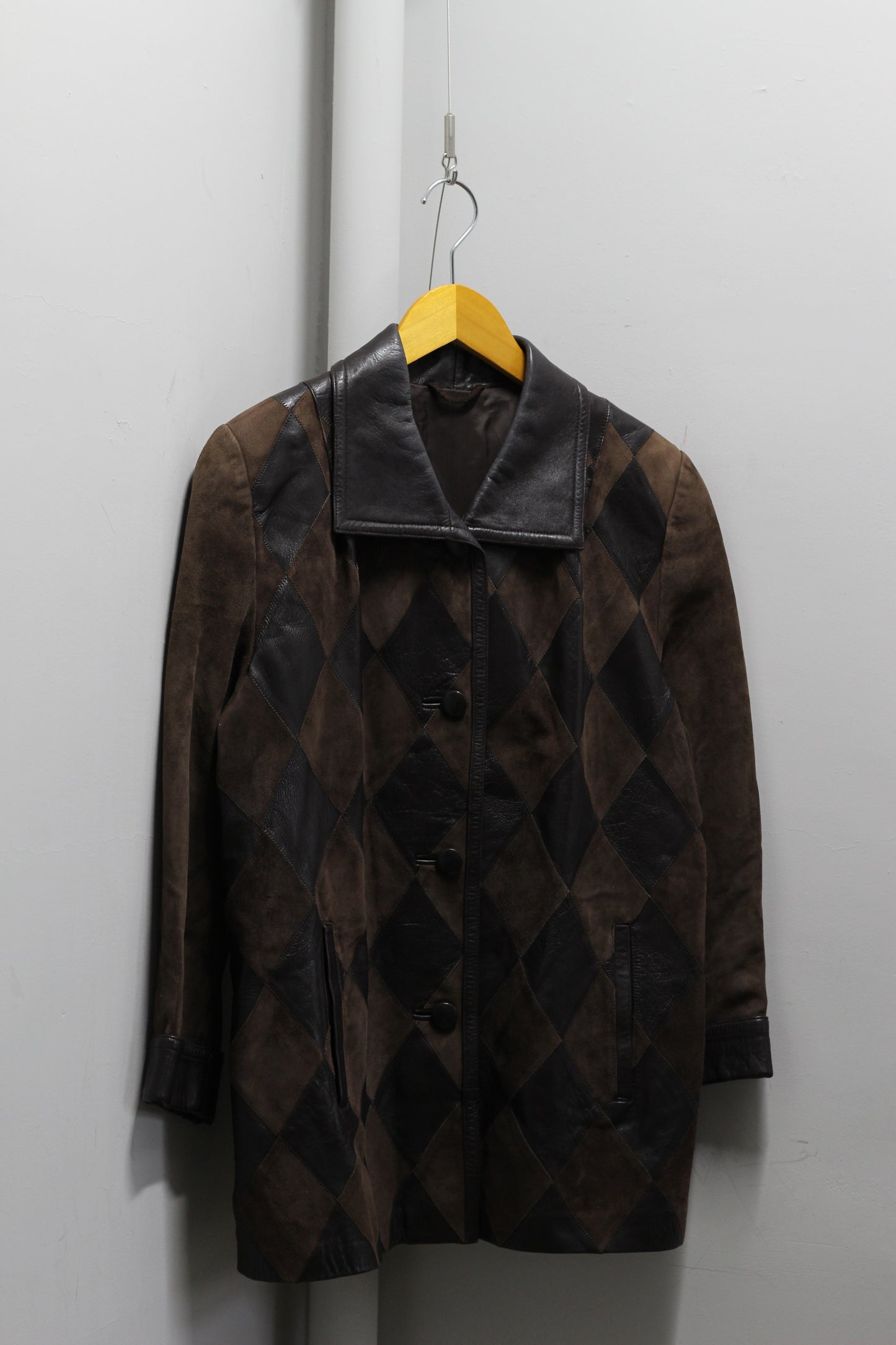 Made In Spain Women's Vintage Suede Patchwork Coat & Jacket x2点