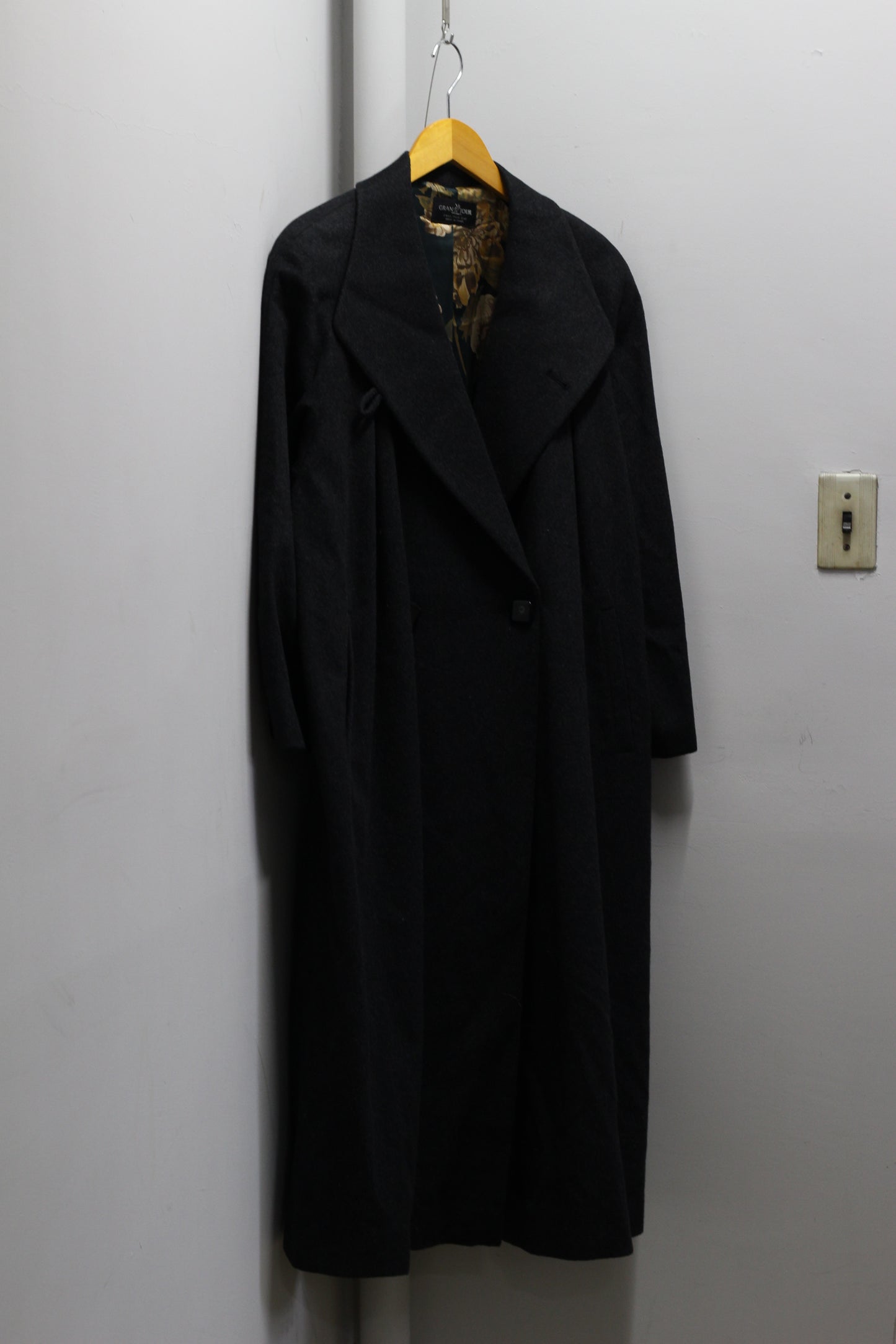 Women's Vintage Cashmere100%  Long Coat x2点