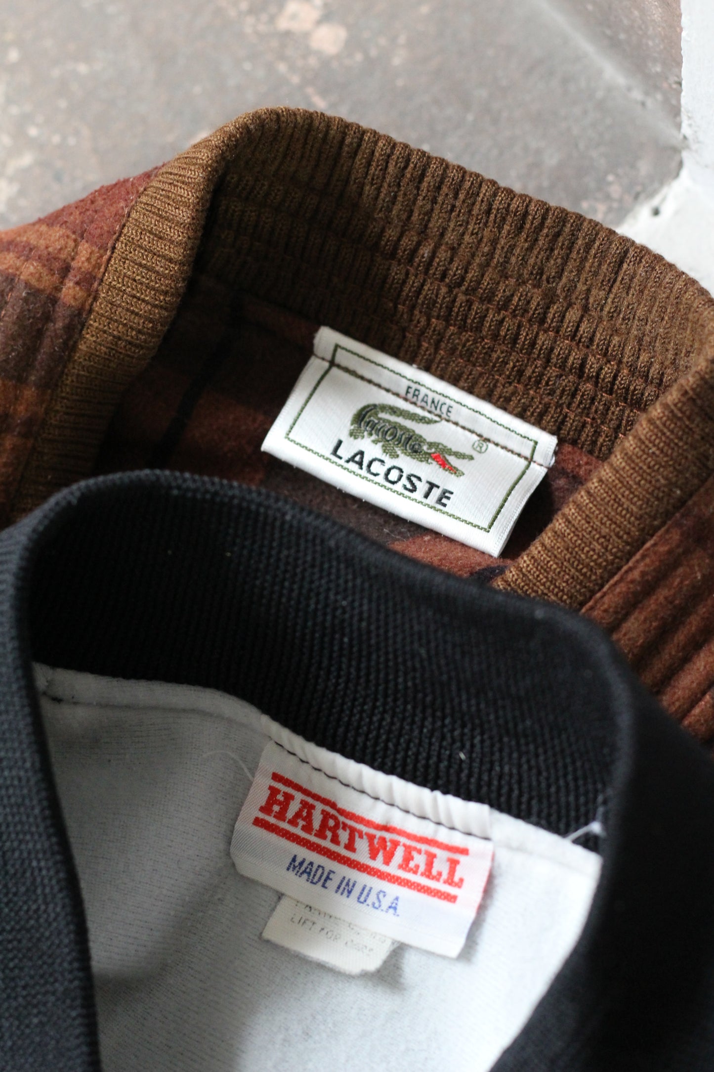 90‘s LACOSTE&Made In USA HARTWELL Studium Jacket x2点