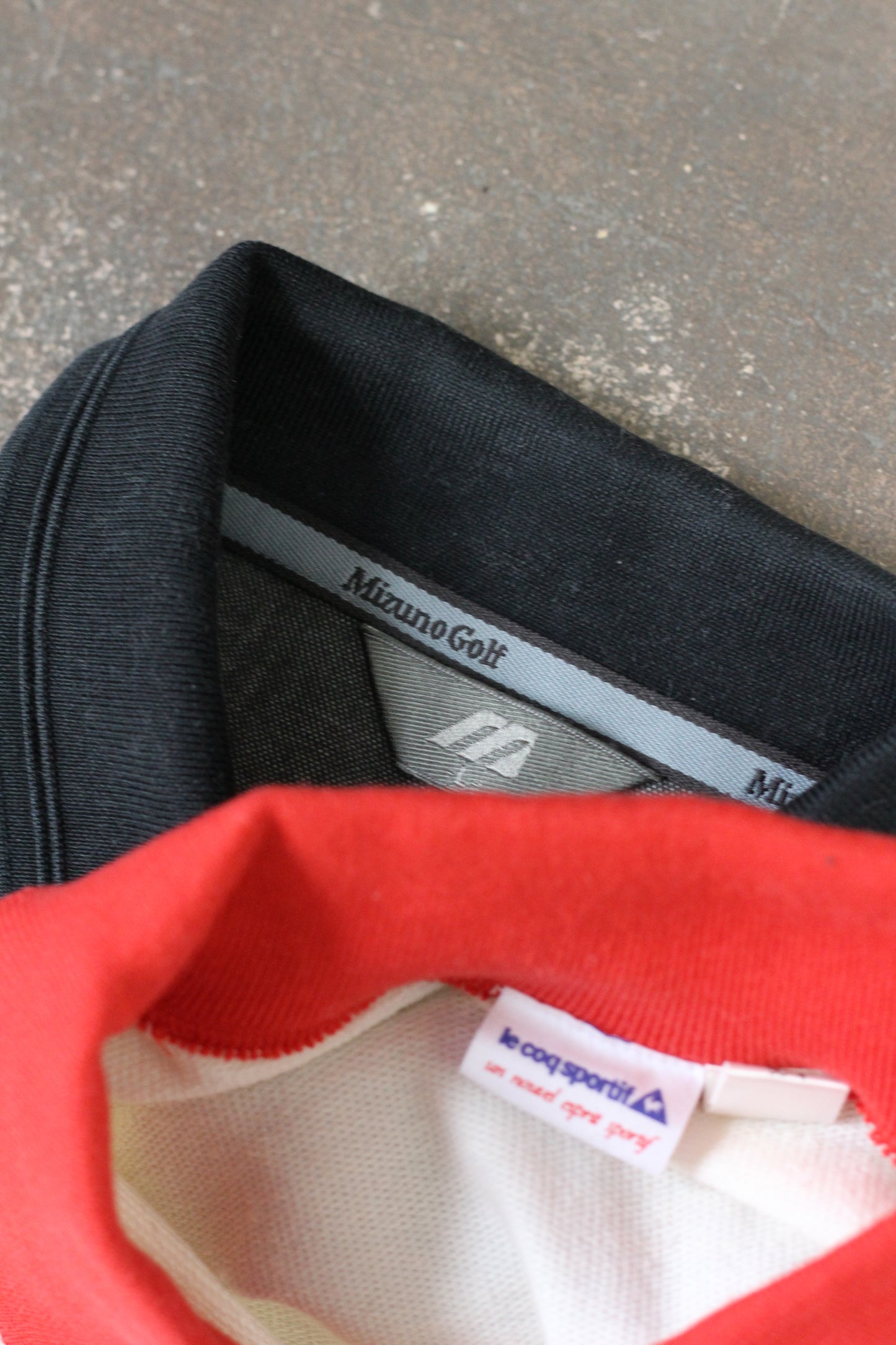 90's Le Coq Sportif & Mizuno Long Sleeve Polo Shirt x2点