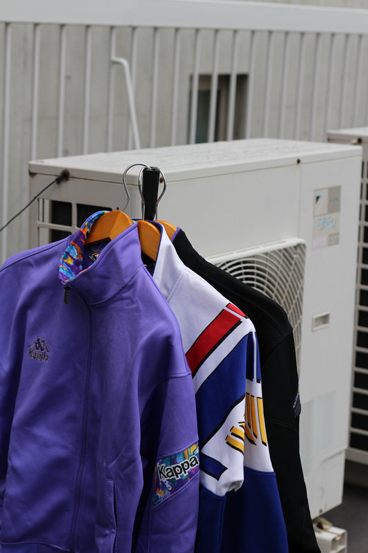 80-90's Men's Vinatage Sports Brand Retro Design Track Jacket set x3点