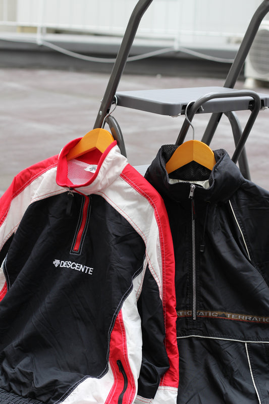 80-90's Men's Vinatage Sports Brand Anorak Jackets & Hoodies set x4点