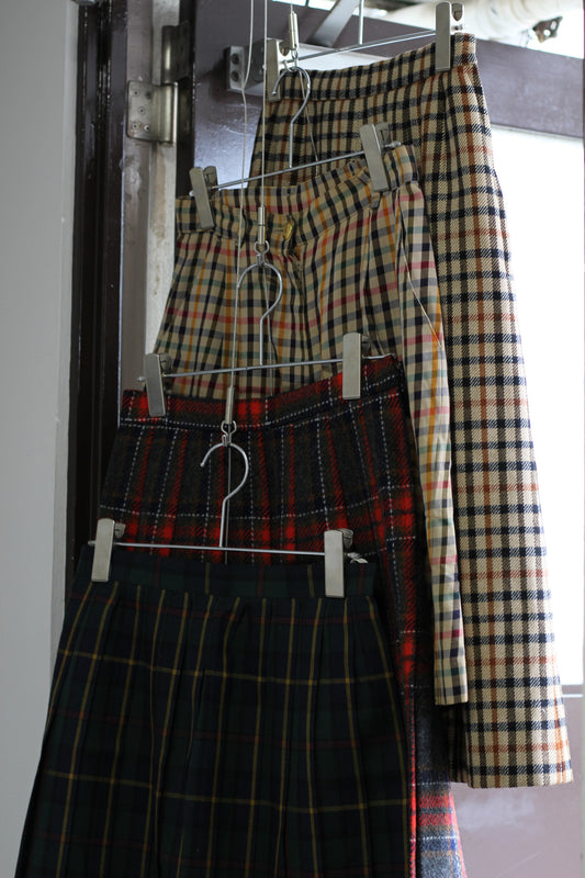 Vintage Check Skirt x4点