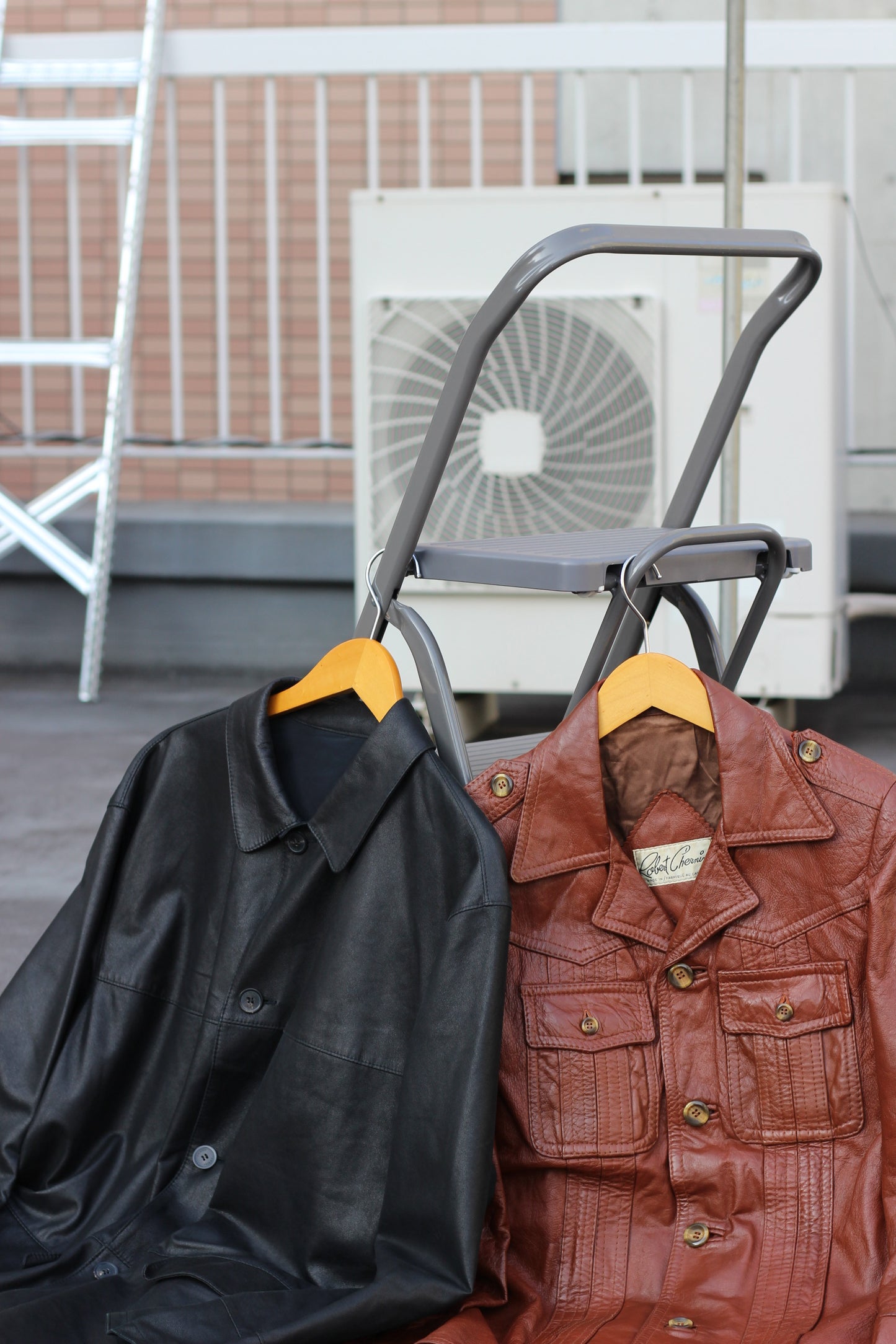 Men's Importe Vintage Leather Jacket x3点