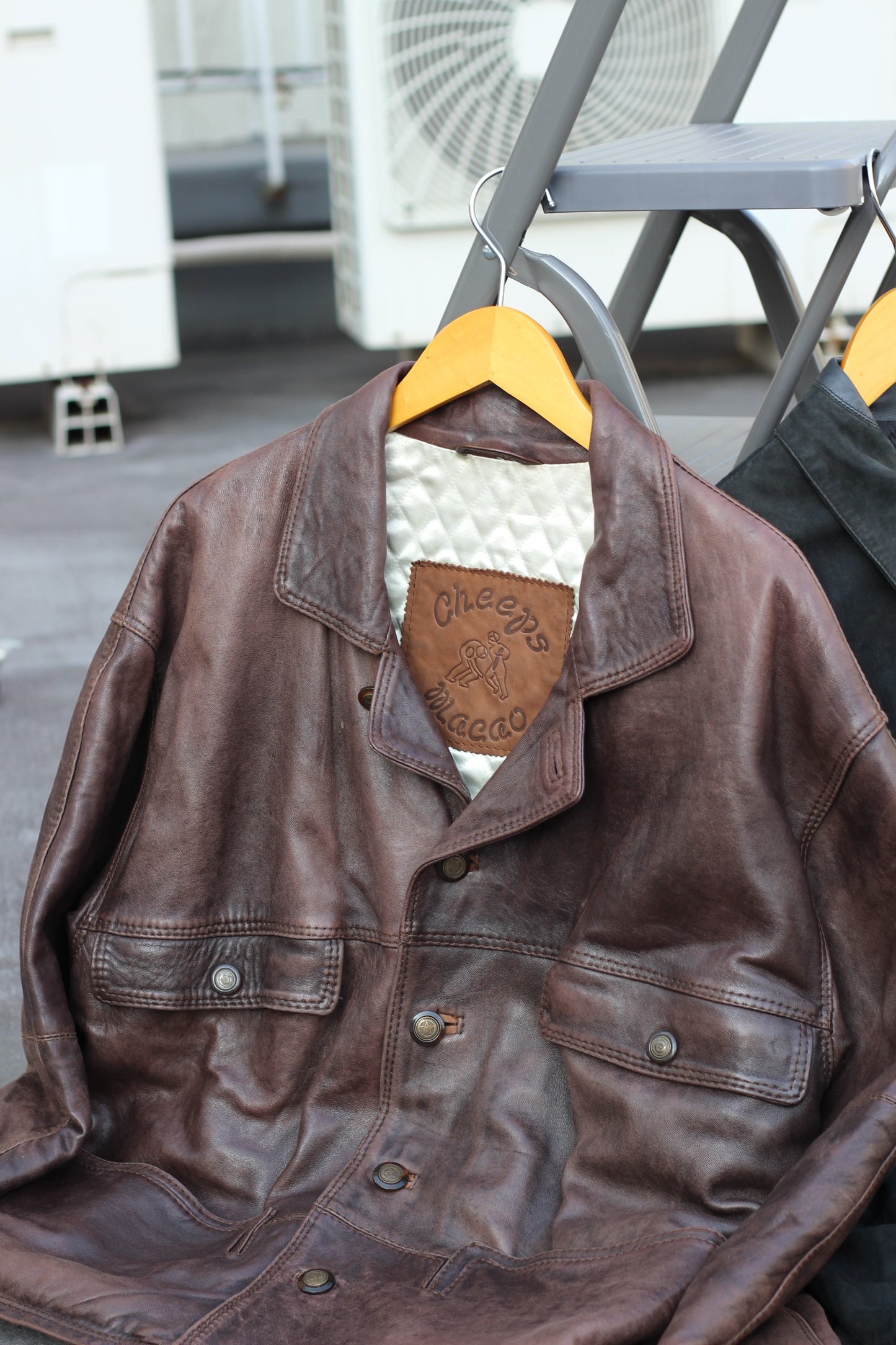 Men's Vintage Spanish Leather Jackets & Coats x3点