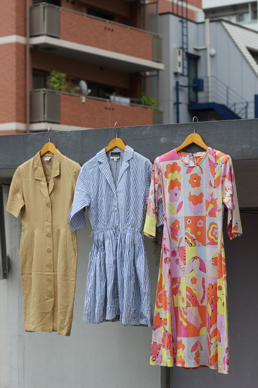 Ladies Euro Vintage One-Piece x3点