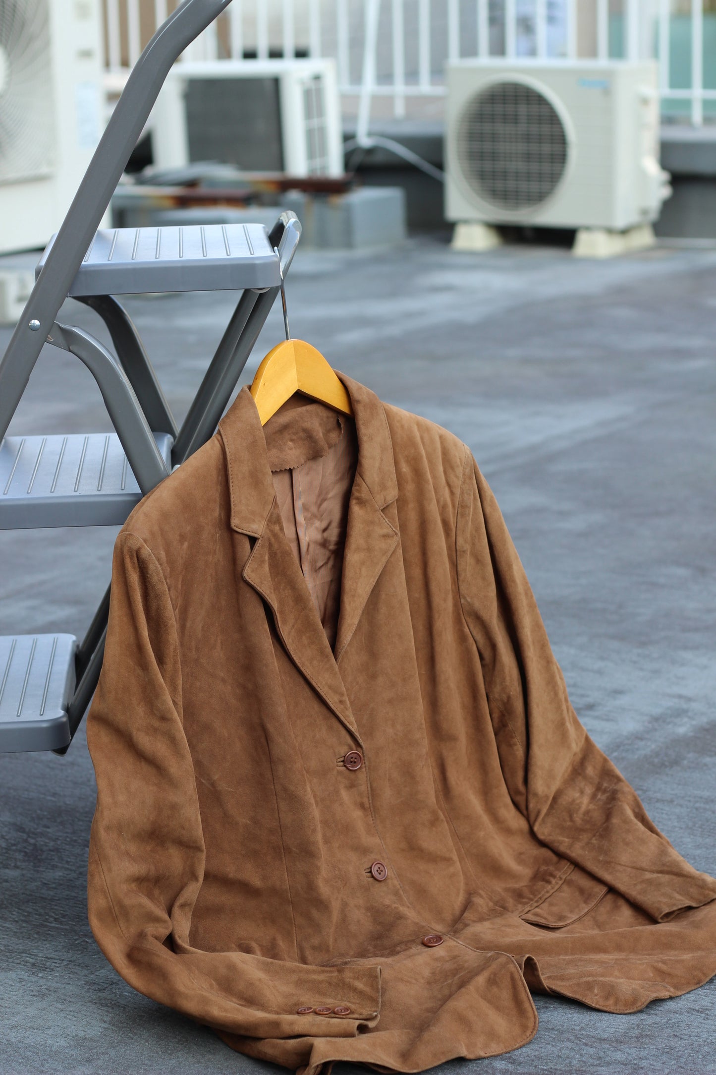 Men's Vintage Made In Italy Moleskine & Leather Jacket x2点