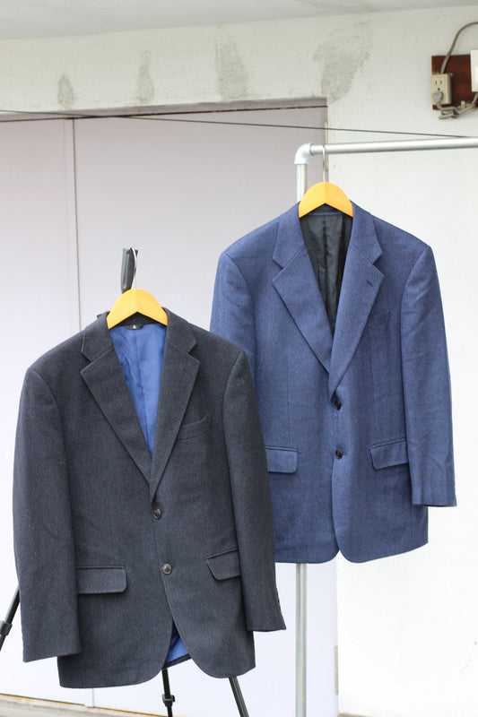 Men's 100% Cashmere Old Lanvin Tailored Jacket x2点