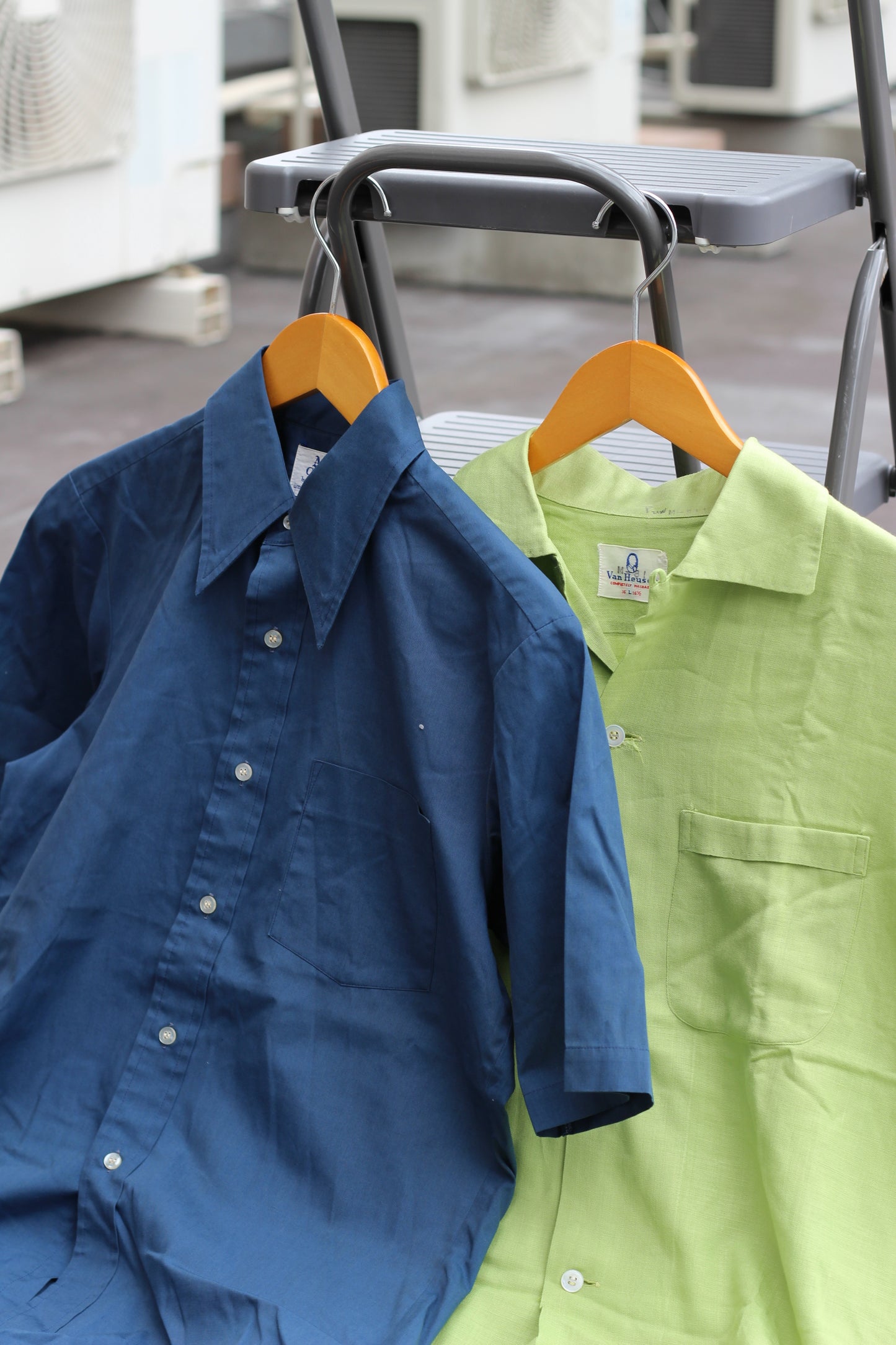 40-50's & 70's Men's Vintage Short Sleeve Shirts set x2点