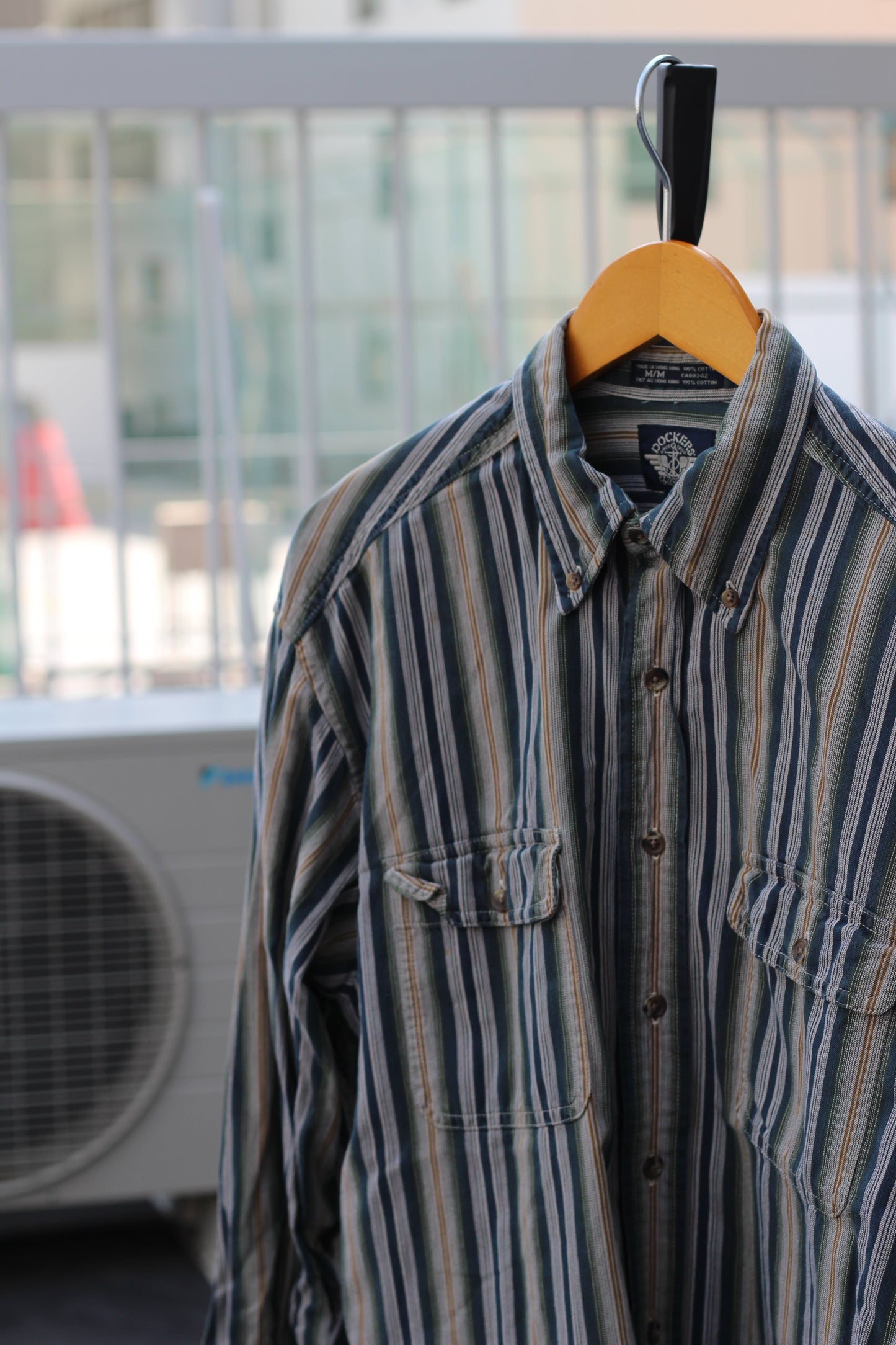 Men’s Vintage Stripe Long Sleeve Shirt x3点