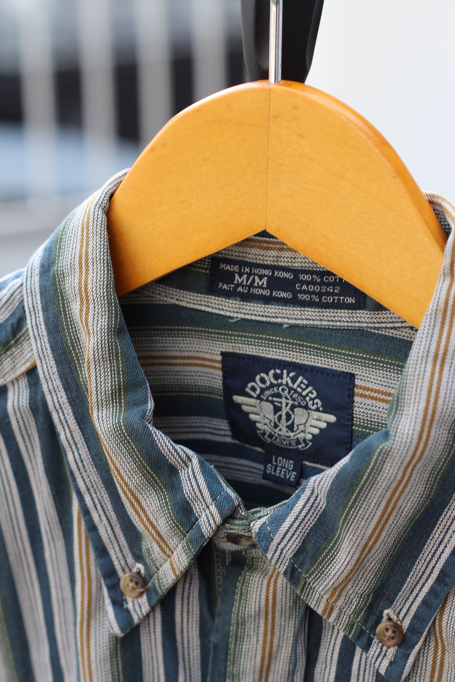 Men’s Vintage Stripe Long Sleeve Shirt x3点
