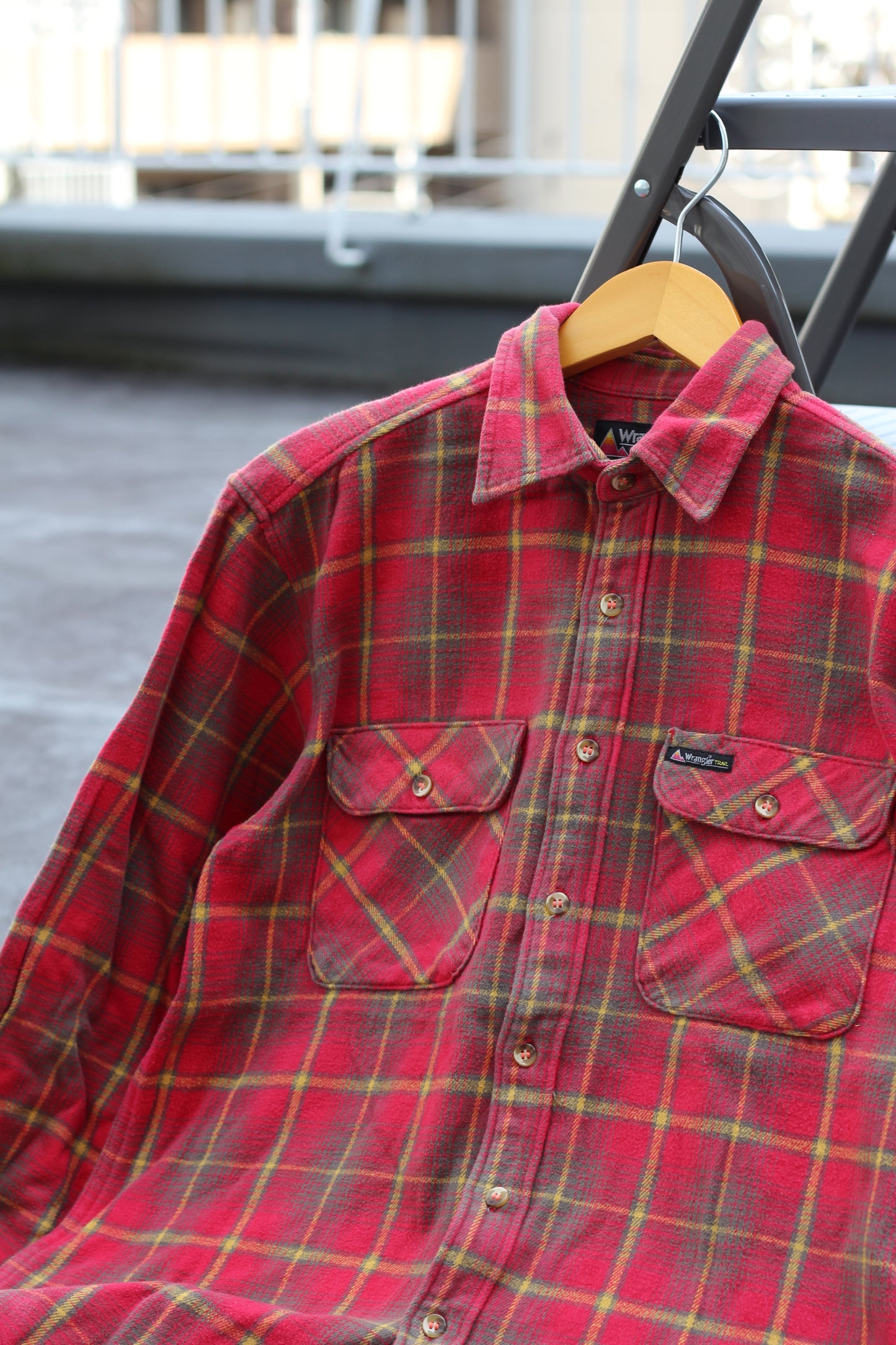 90's Men’s Vintage Wrangler&Converse Flannel Shirt x2点