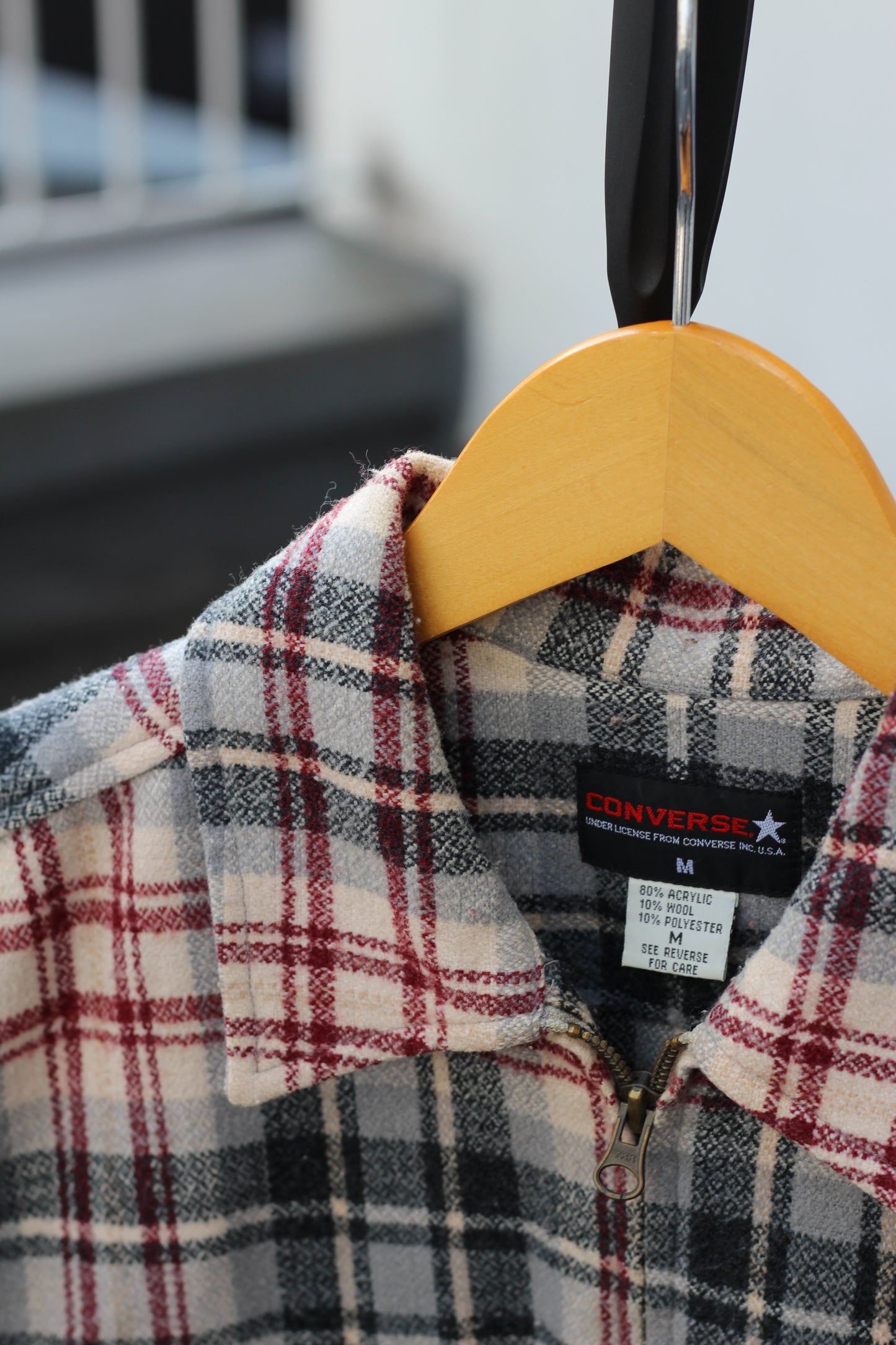 90's Men’s Vintage Wrangler&Converse Flannel Shirt x2点