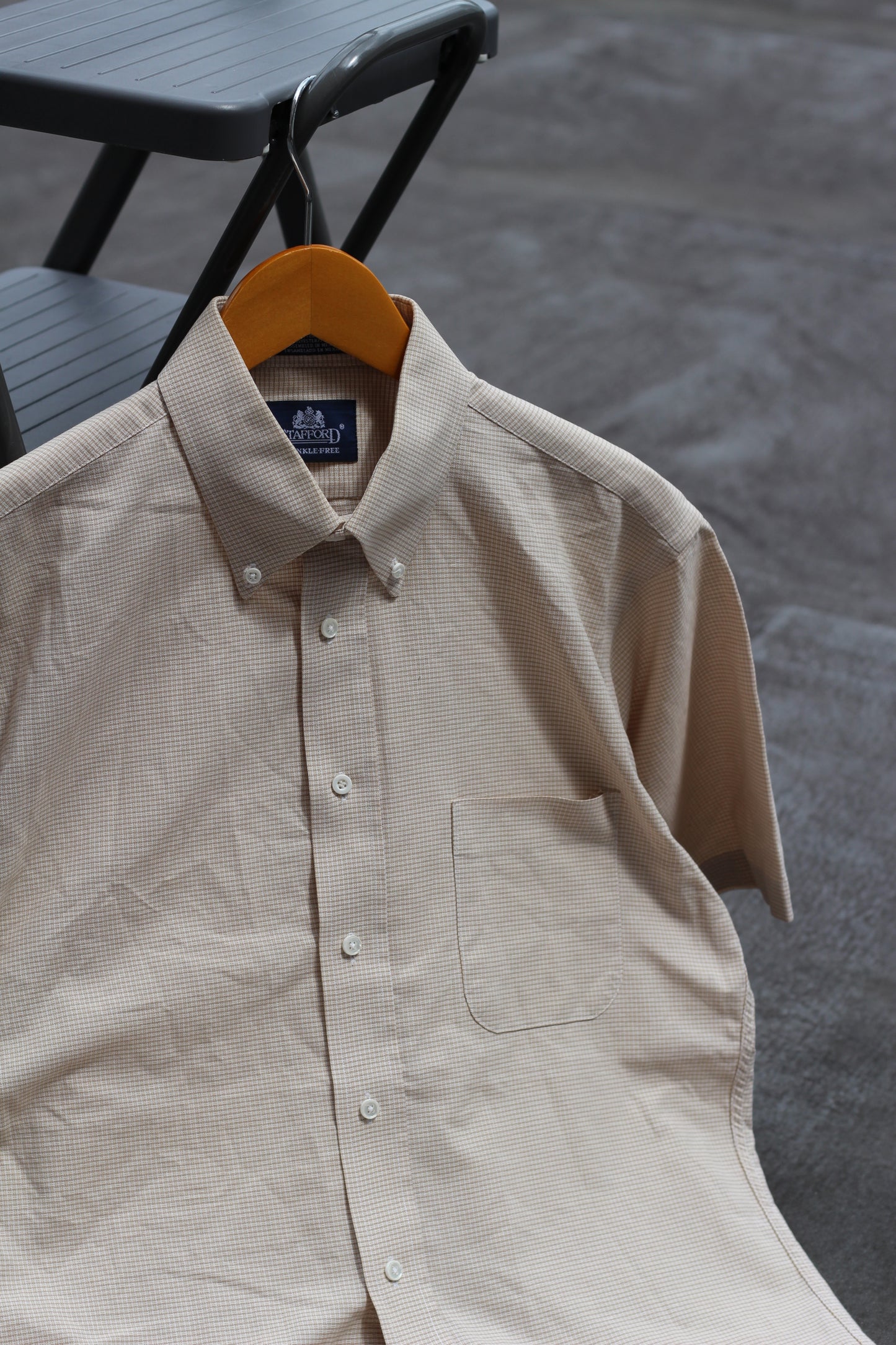 90's Men's Vintage Check Short Sleeve Shirt set x3点