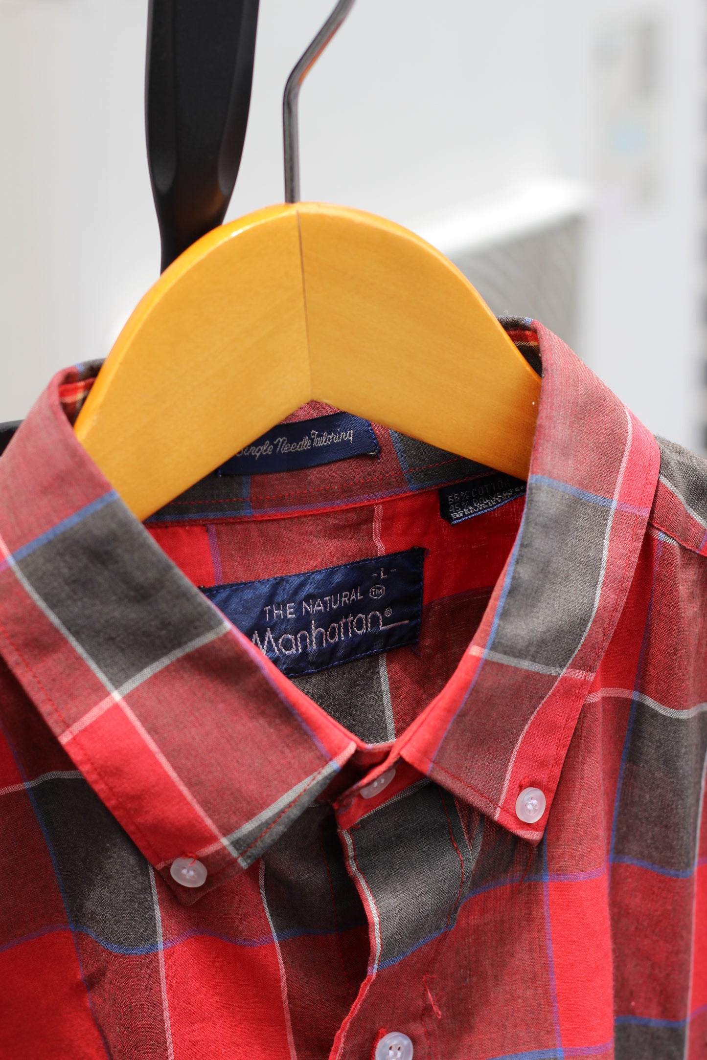 90's Men's Vintage Check Short Sleeve Shirt set x3点