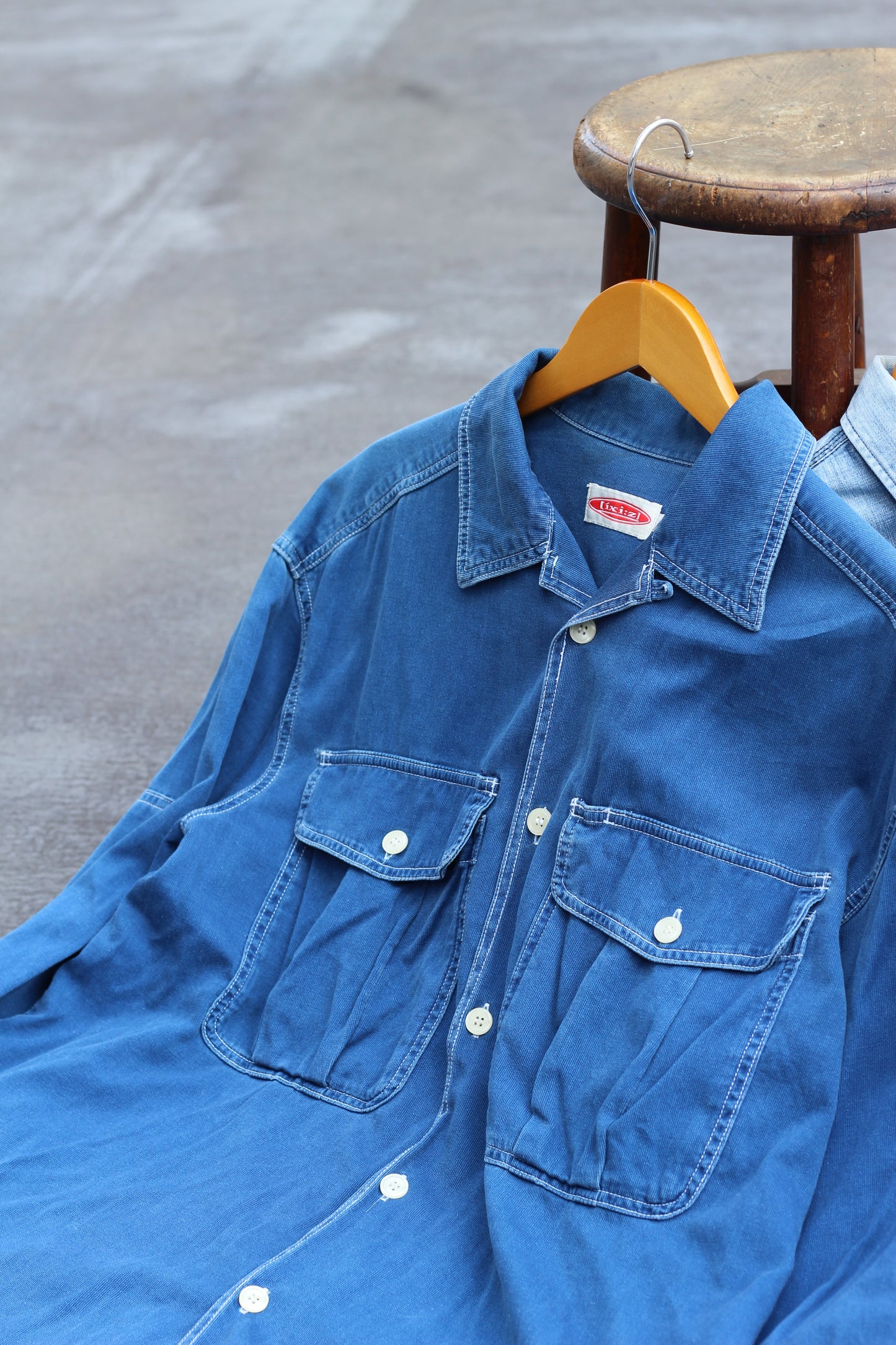 Men's Vintage Denim Shirt x3点