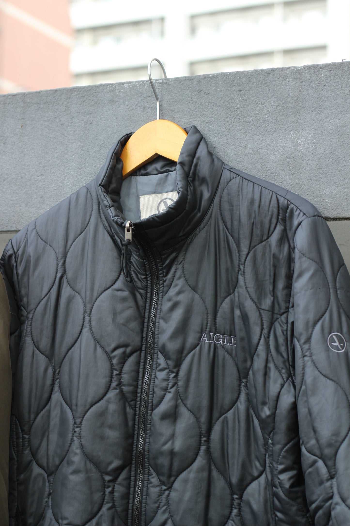 Aigle Quilted & Nylon Outdoor Jacket x2点