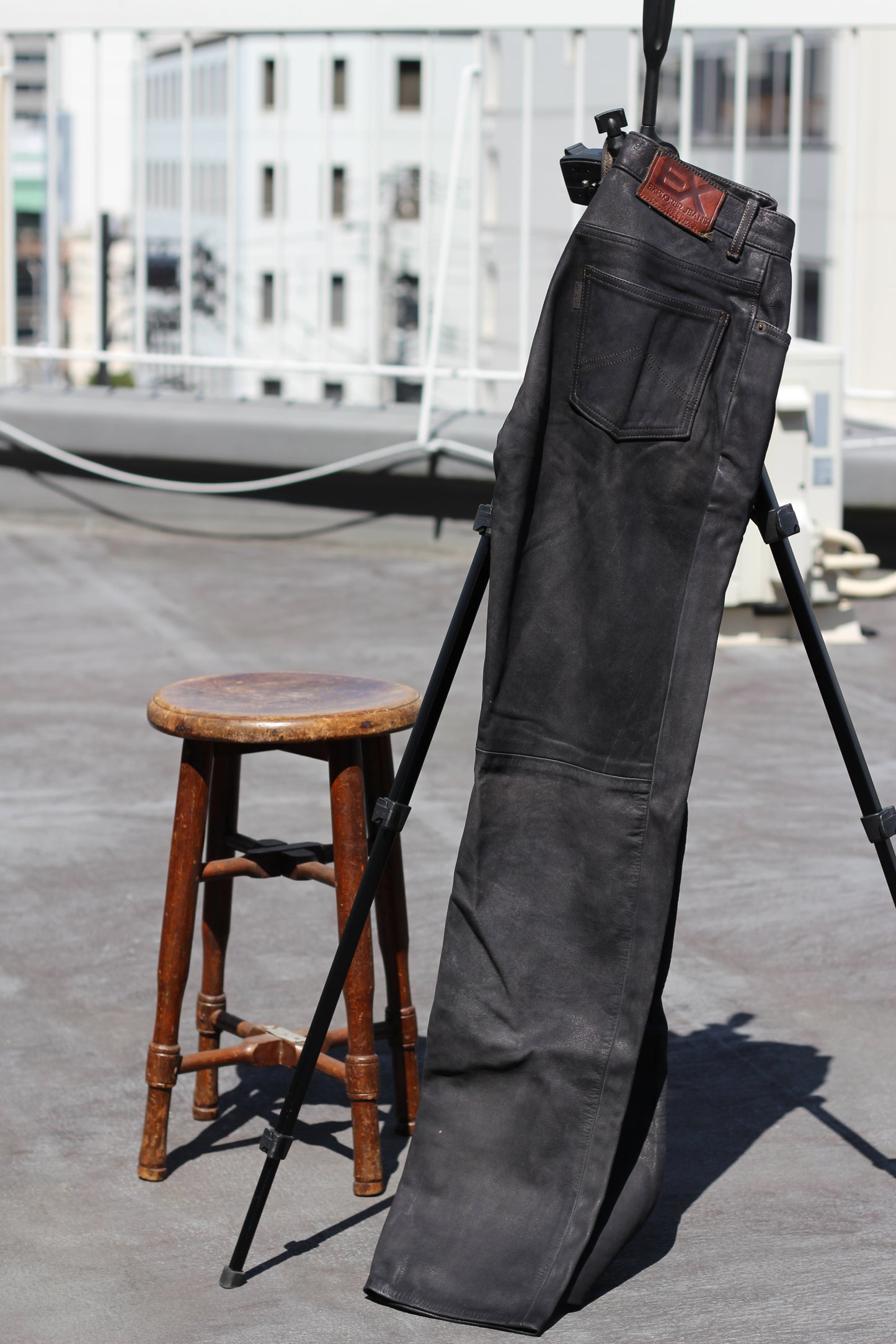 Men's Vintage&KUSHITANI Leather Pants x2点