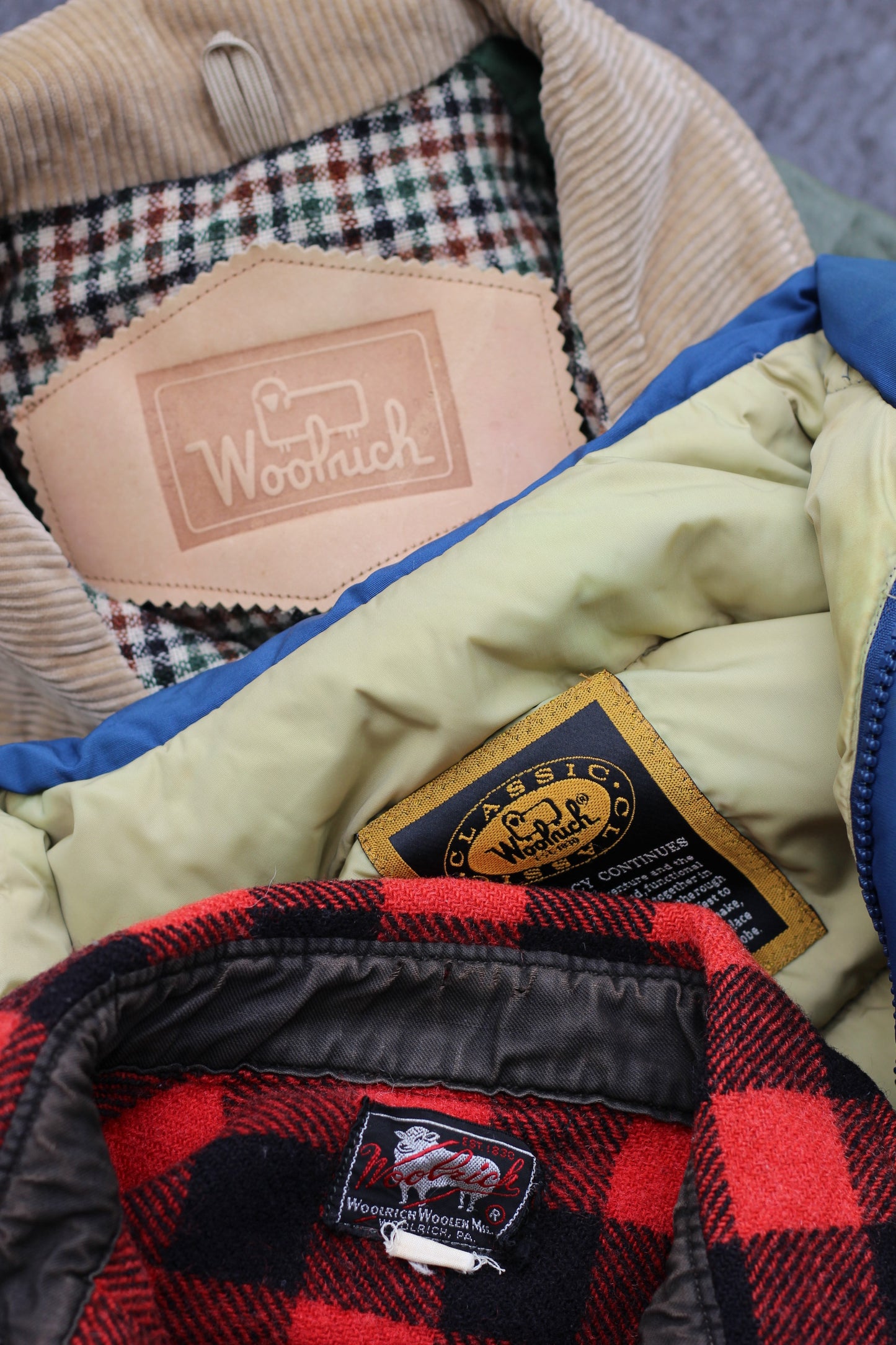 Vintage Woolrich x3点