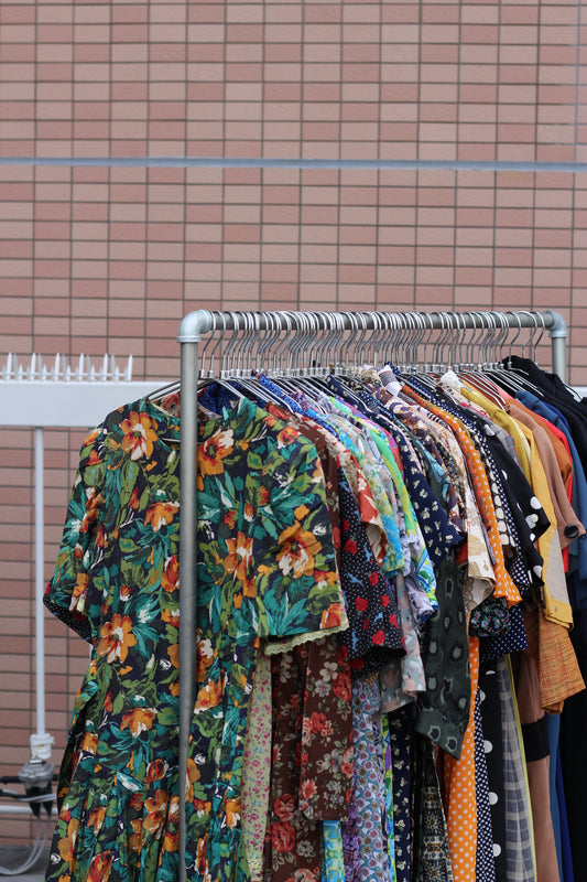 Women's Japan Vintage Design Short Sleeve Onepiece Bulk x150点