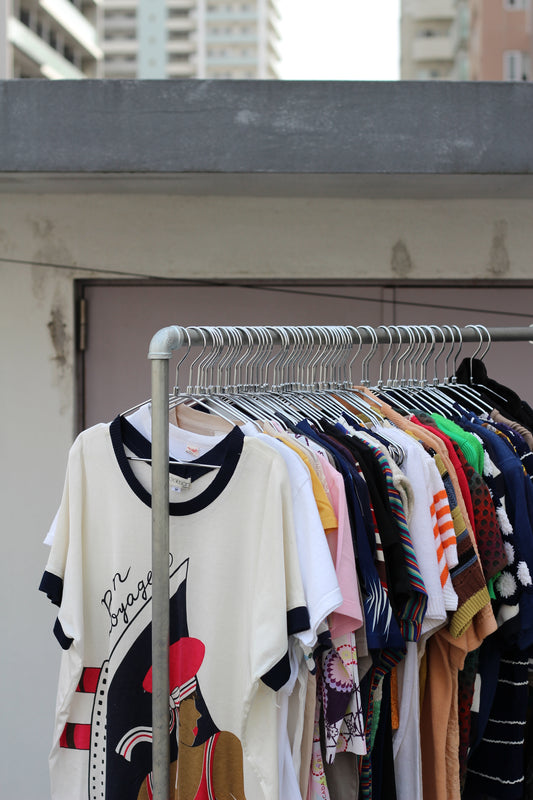 Women's Japan Vintage Design Short-Sleeve T-Shirt & Summer Knit Bulk x50点