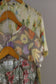Vintage Flower Short Sleeve Blouse x4点