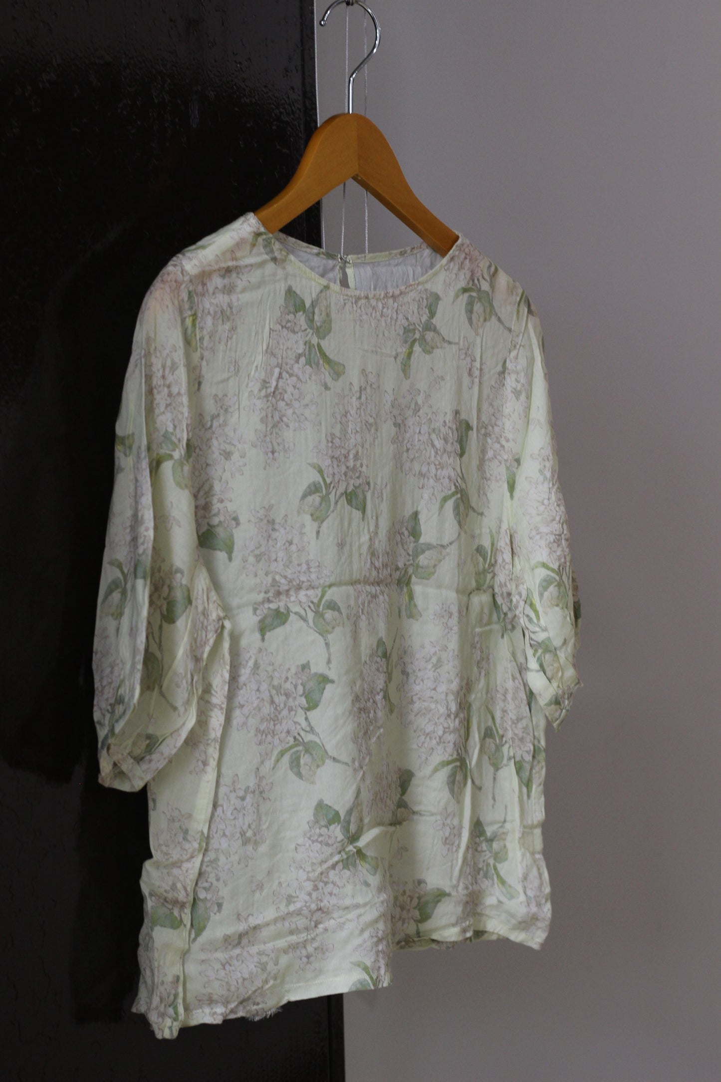 Vintage Flower Short Sleeve Blouse x4点