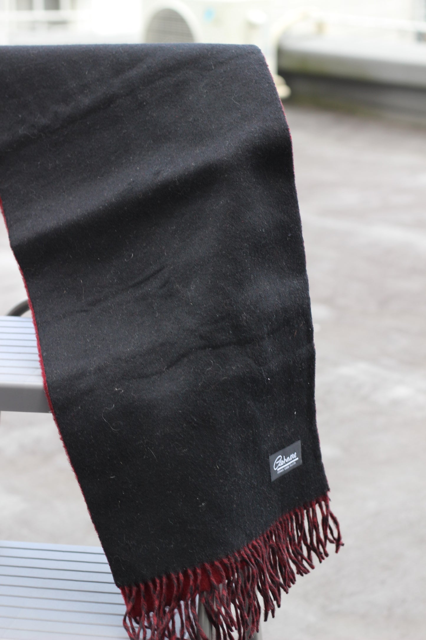 100% Cashmere Black Muffler x3点