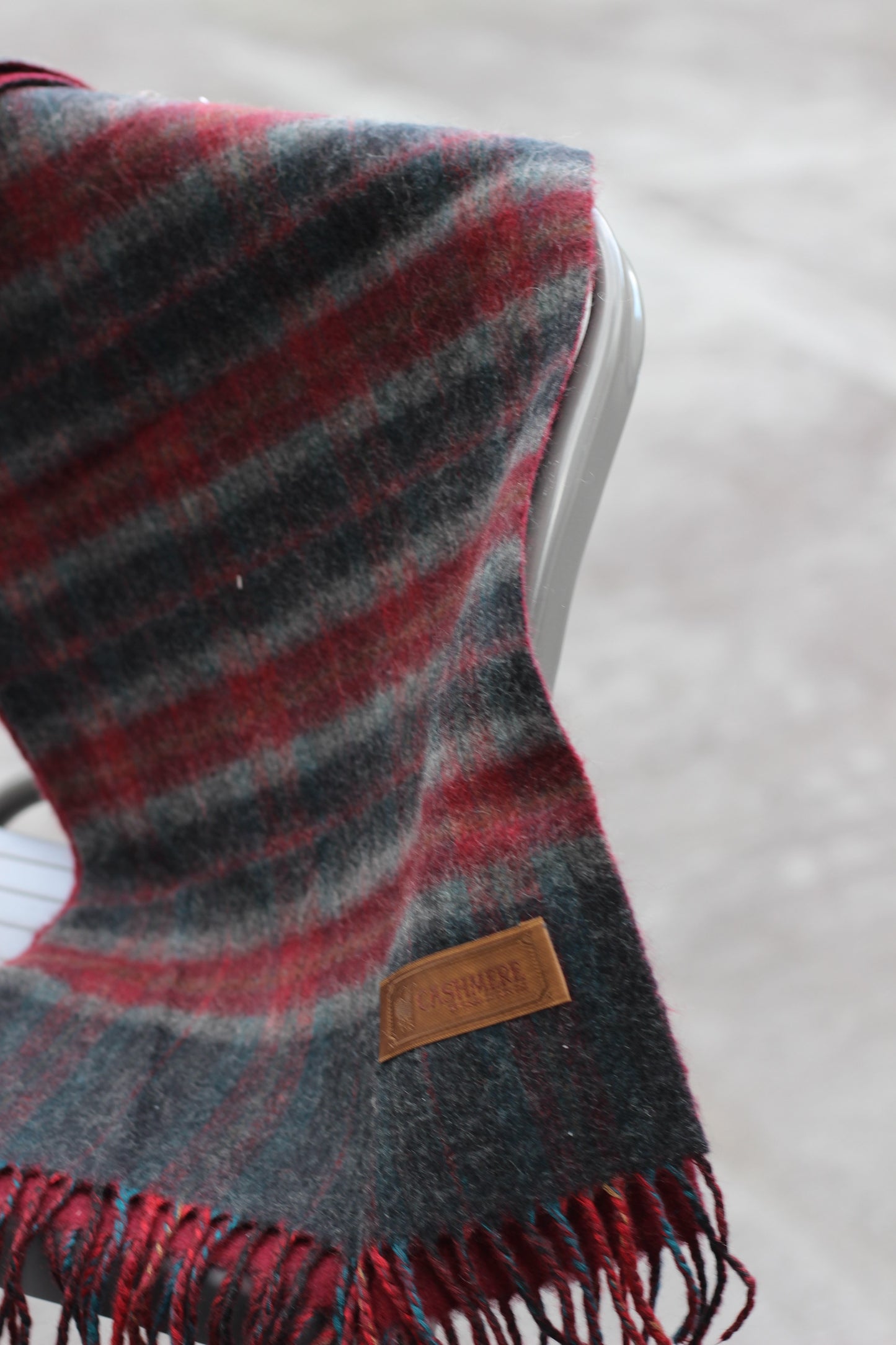 100% Cashmere Color Muffler x6点