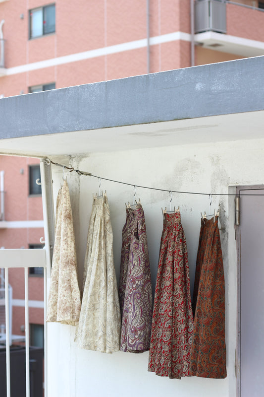 Vintage Design Paisley Skirt x5点
