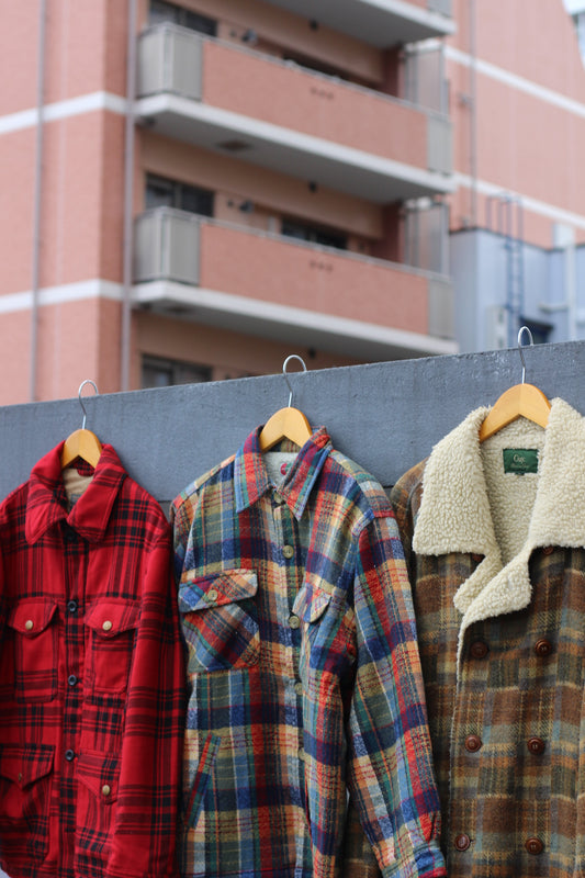 Men's Check Design Outerwear x3点