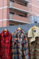 Men's Check Design Outerwear x3点