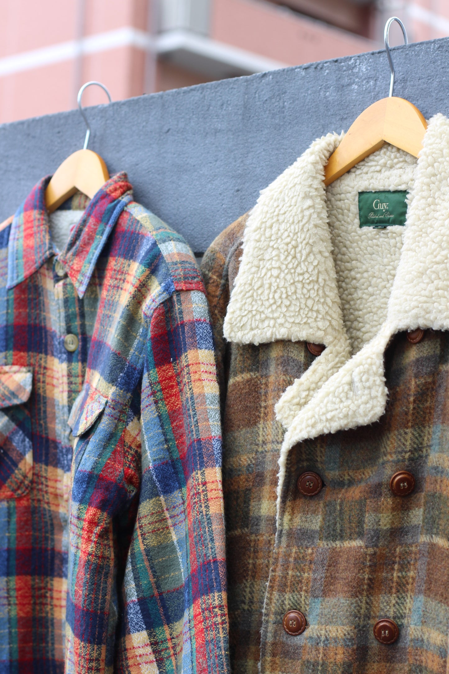 Men's Check Design Outerwear x3点