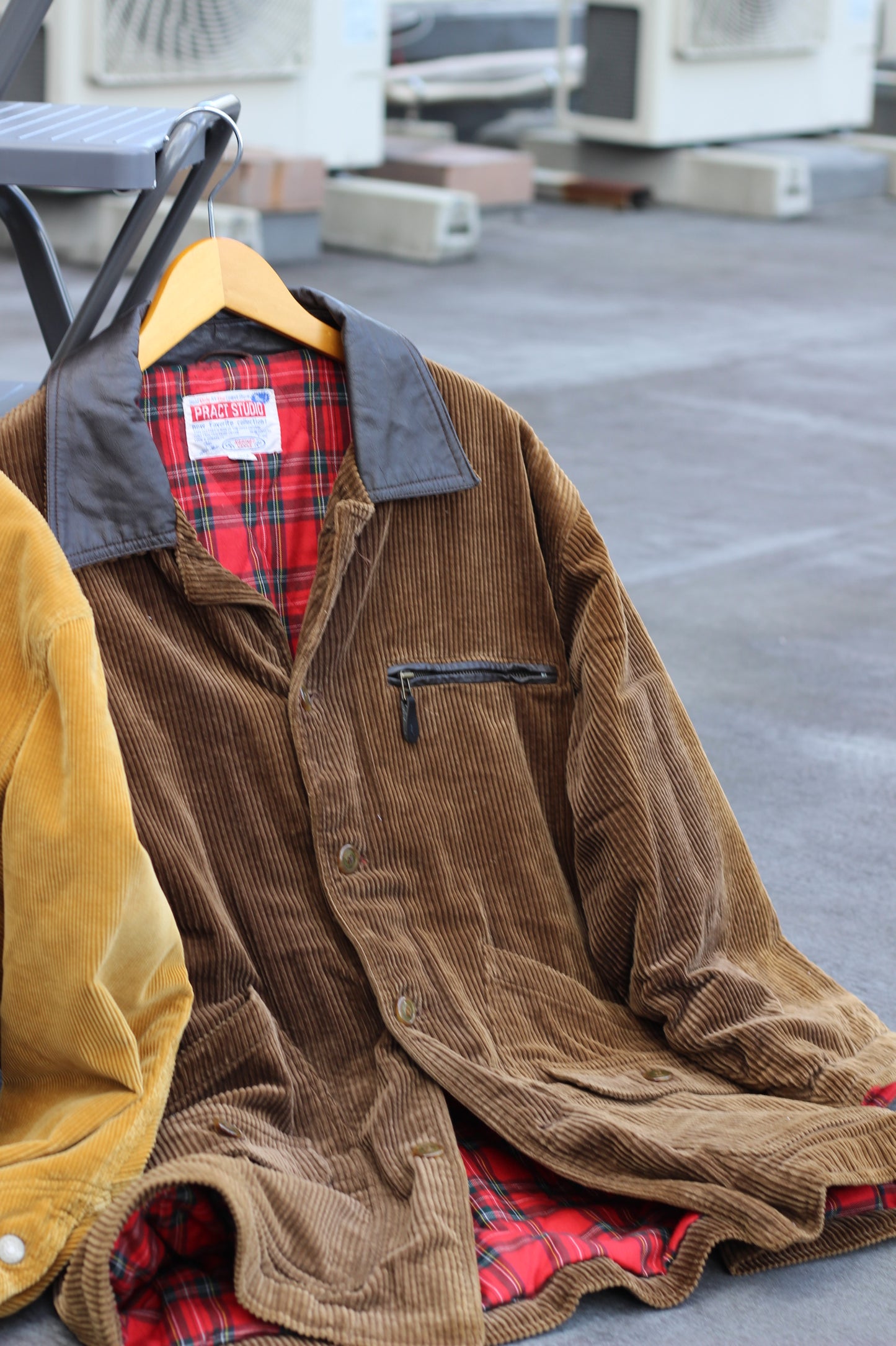 Men's Corduroy & Leather Hunting Jacket x3点