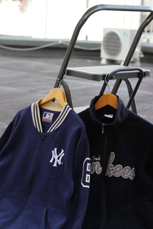 90's MLB New York Yankees Zip Up Jacket set x2点