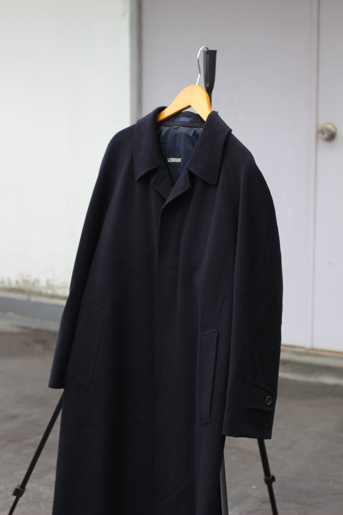Men's 100% Cashmere Navy Coat x3点
