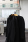 Men's 100% Cashmere Black Coat x3点